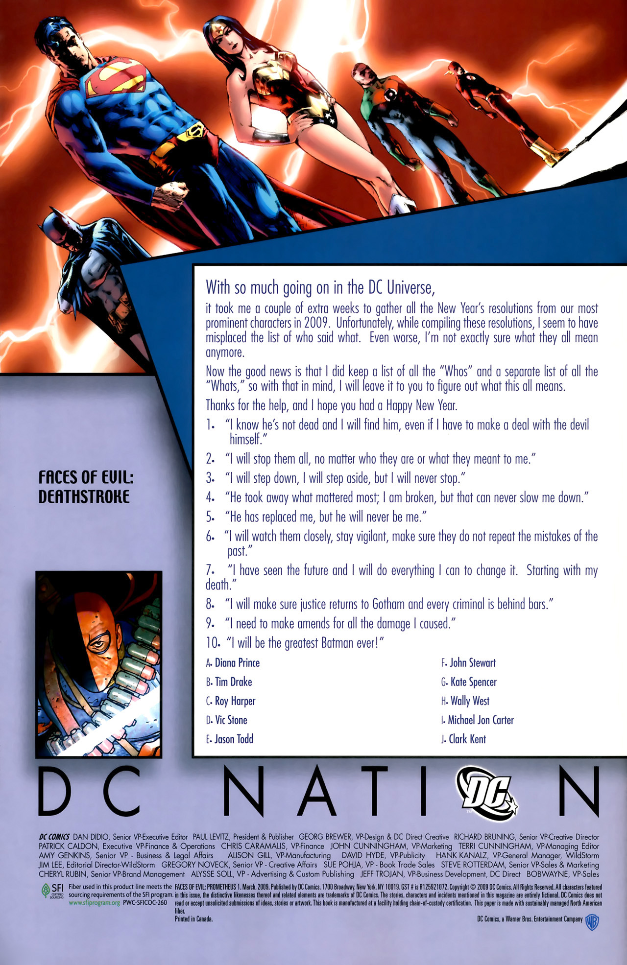 Read online Faces of Evil: Deathstroke comic -  Issue # Full - 23