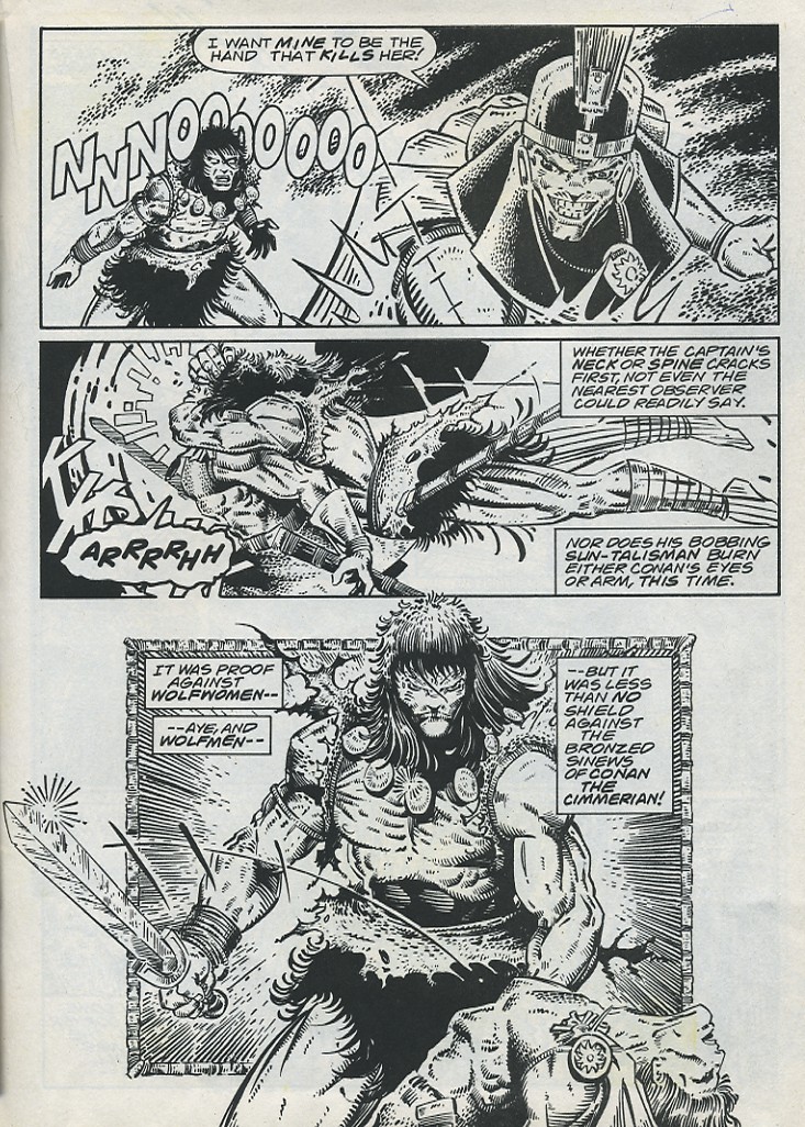 Read online The Savage Sword Of Conan comic -  Issue #221 - 35