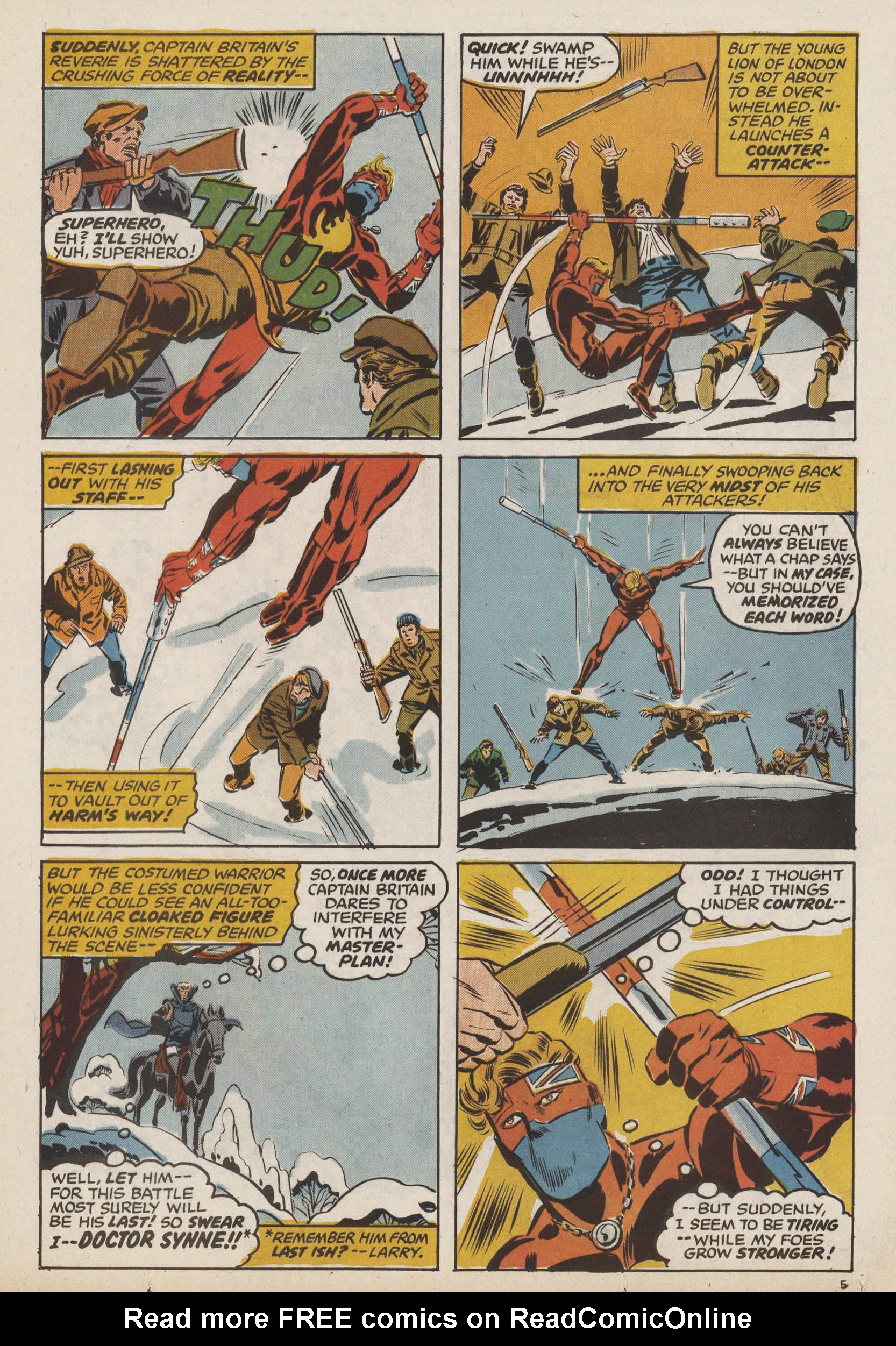 Read online Captain Britain (1976) comic -  Issue #11 - 5