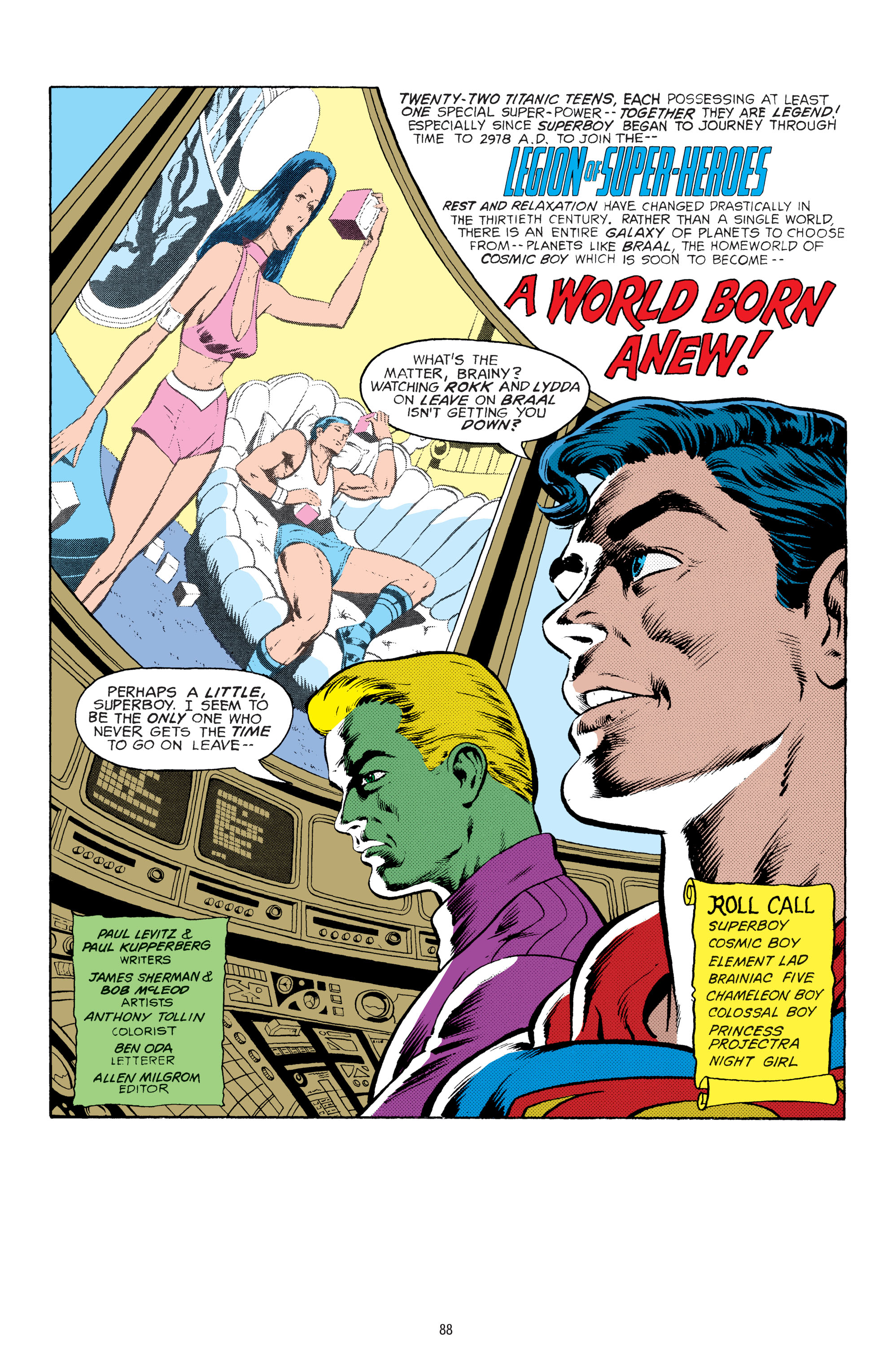 Read online Superboy and the Legion of Super-Heroes comic -  Issue # TPB 1 (Part 1) - 88