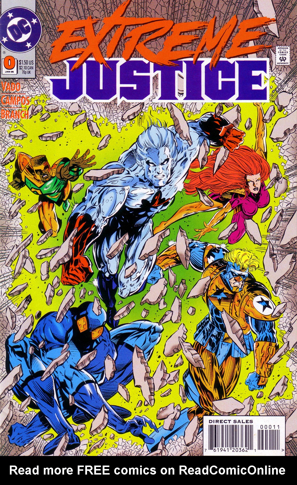 Read online Extreme Justice comic -  Issue #0 - 1