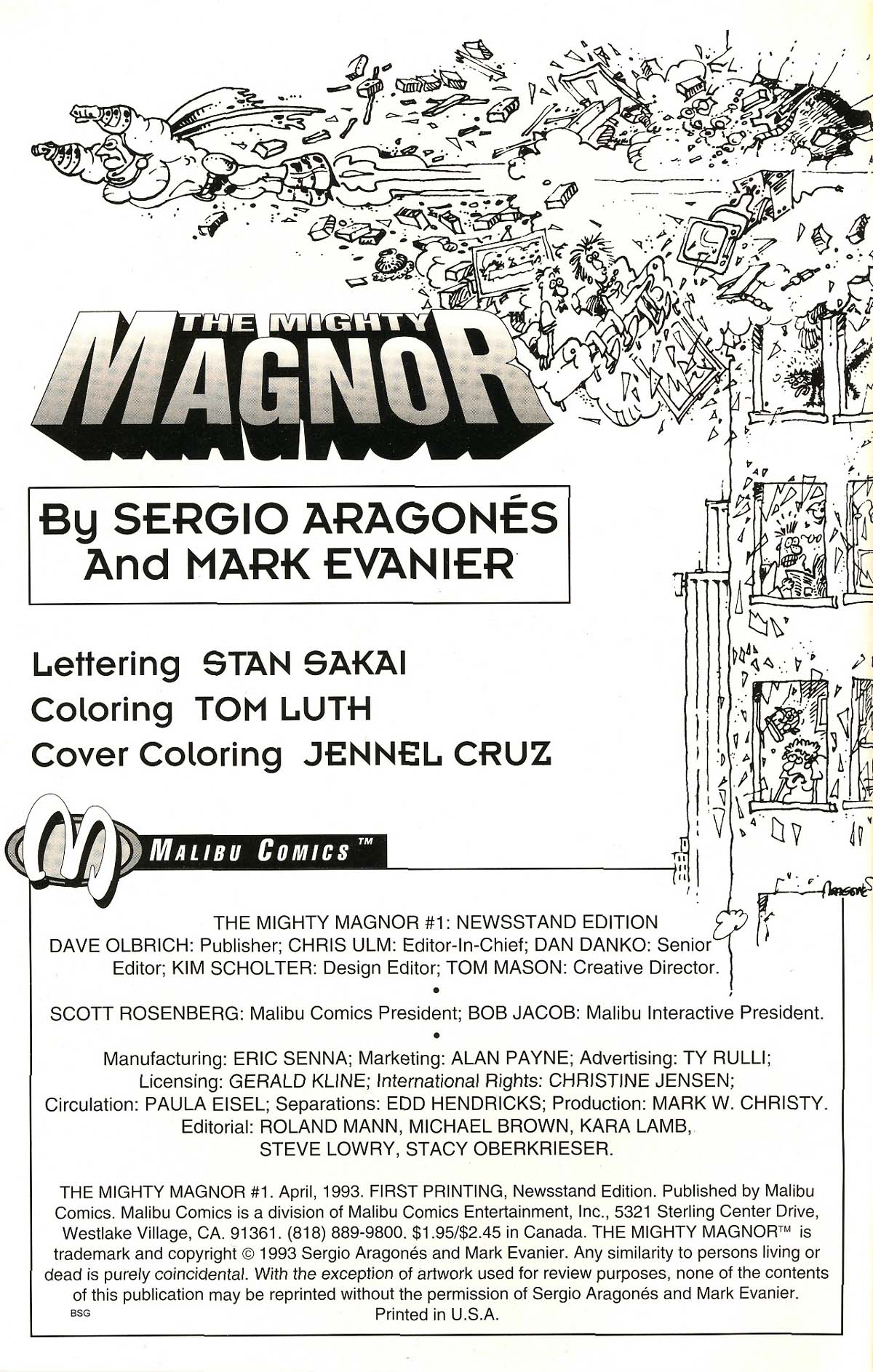 Read online The Mighty Magnor comic -  Issue #1 - 2