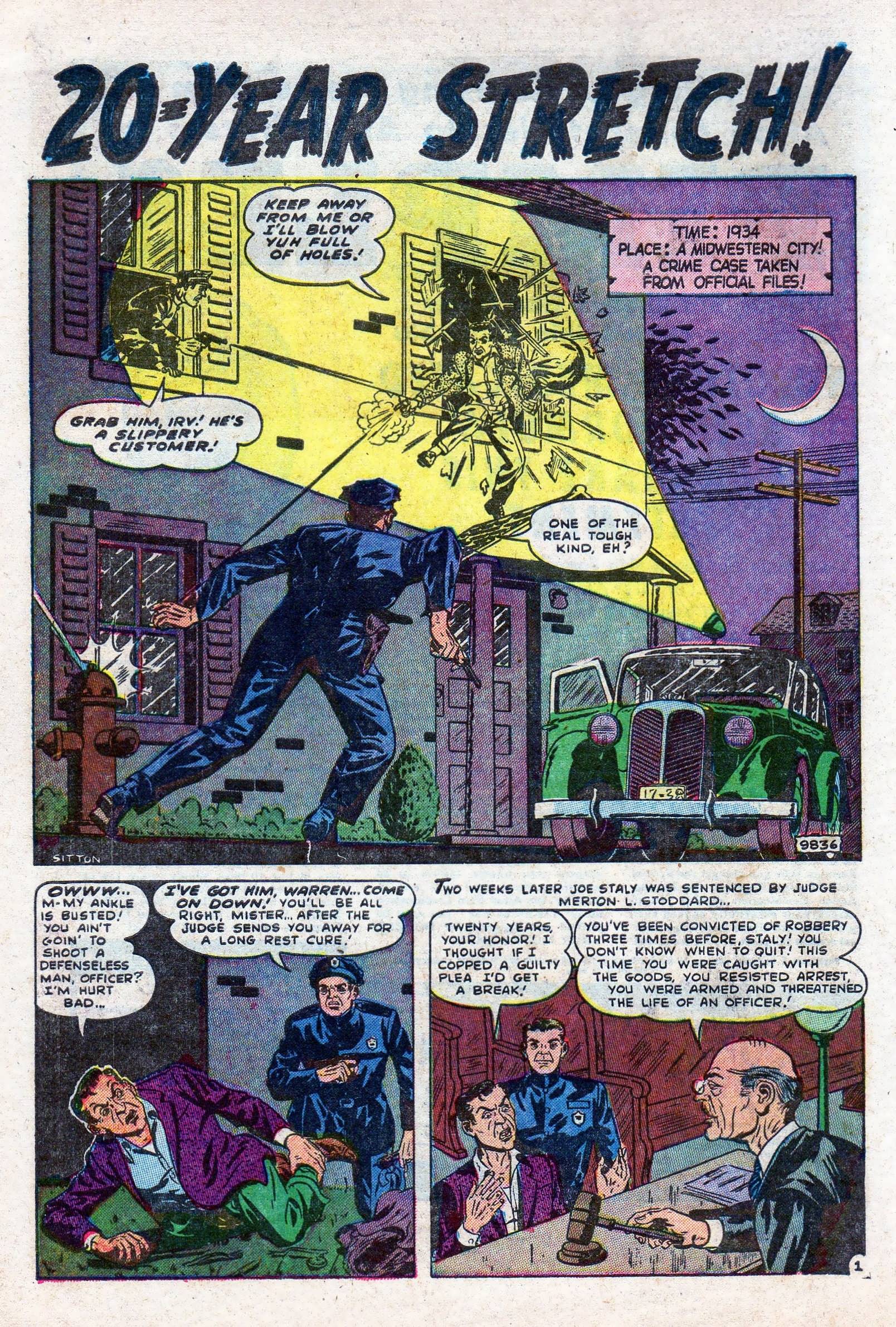 Read online Crime Cases Comics (1951) comic -  Issue #11 - 10