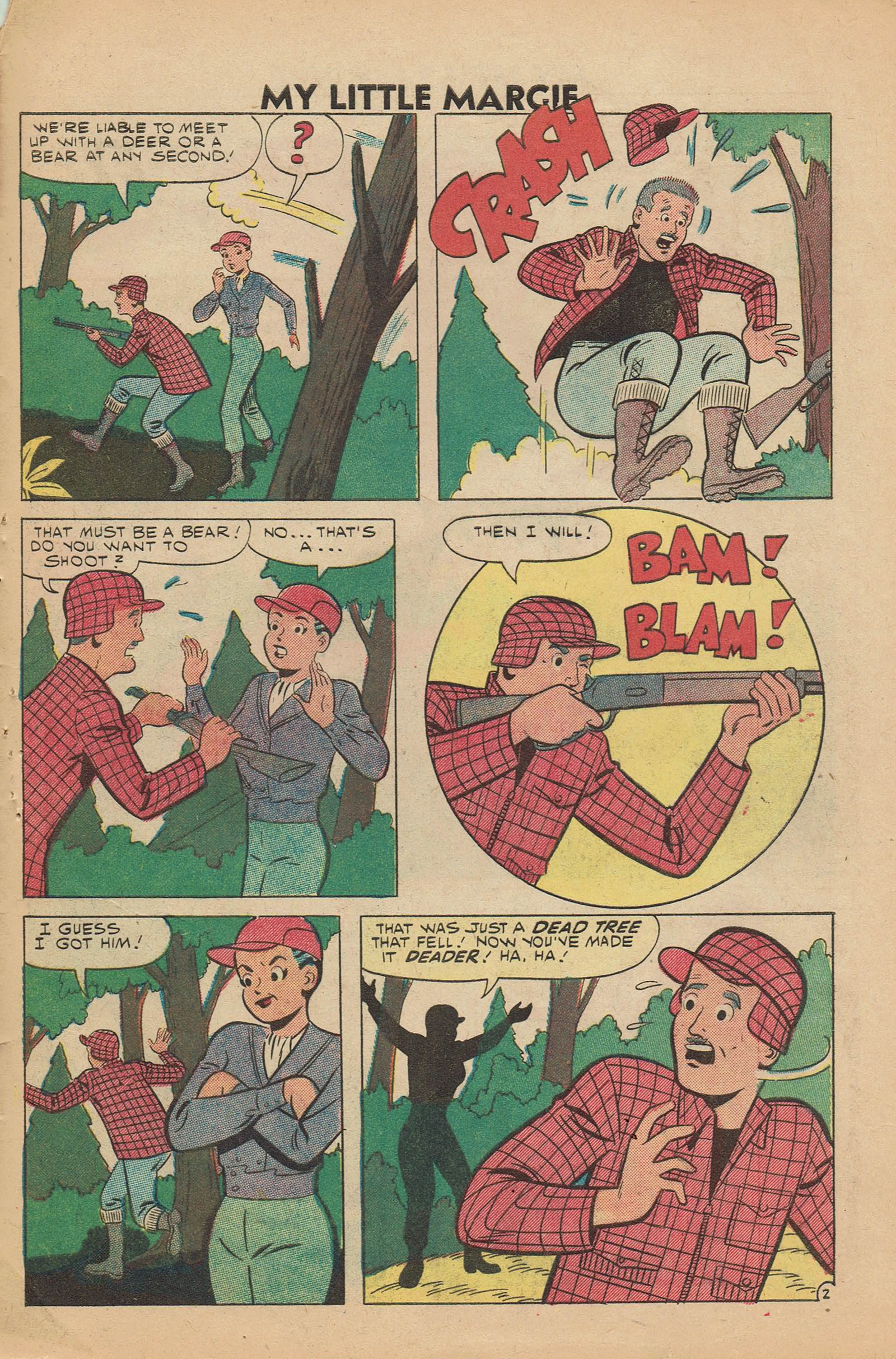 Read online My Little Margie (1954) comic -  Issue #25 - 28