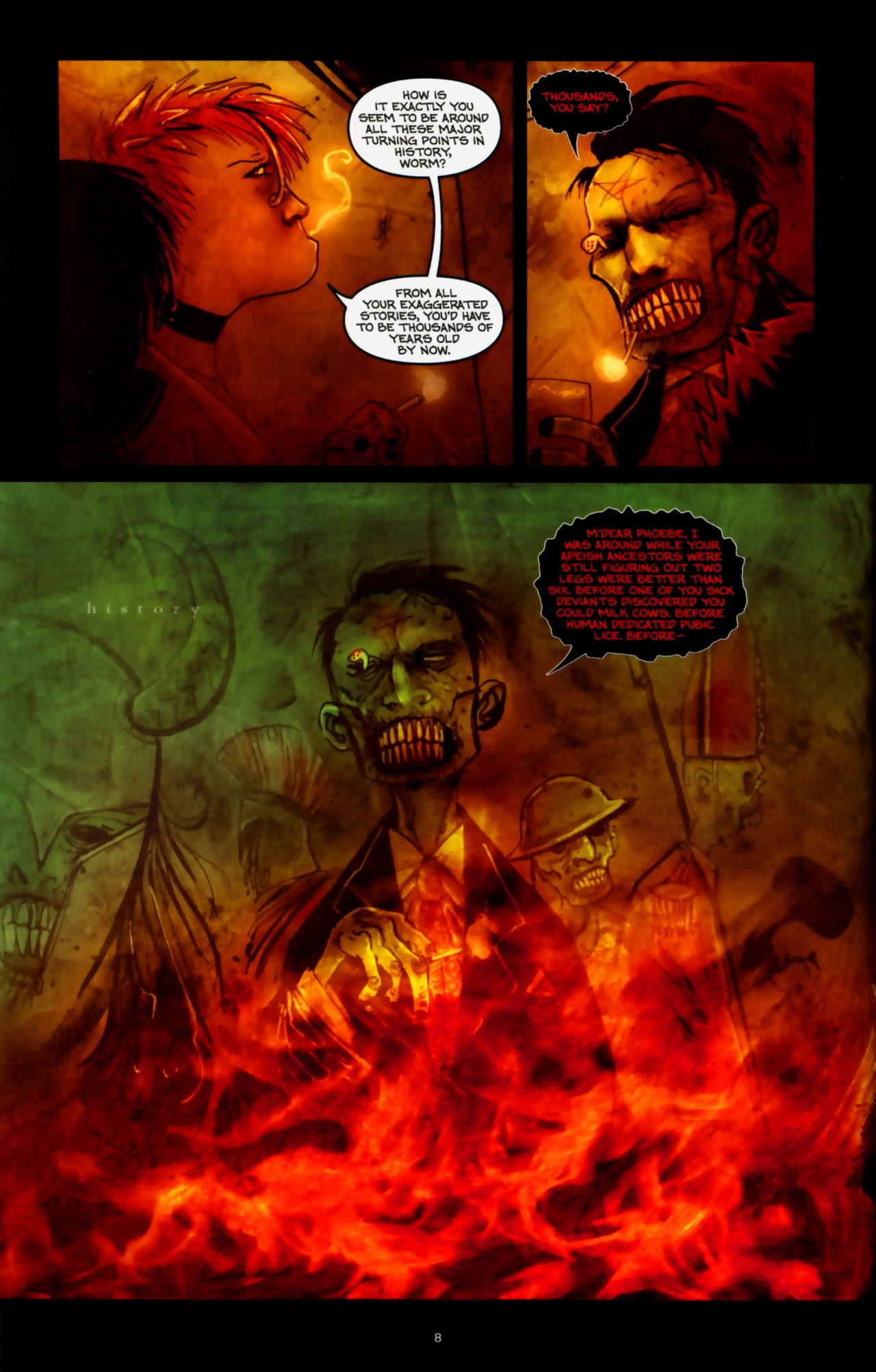 Read online Wormwood: Gentleman Corpse comic -  Issue #9 - 10