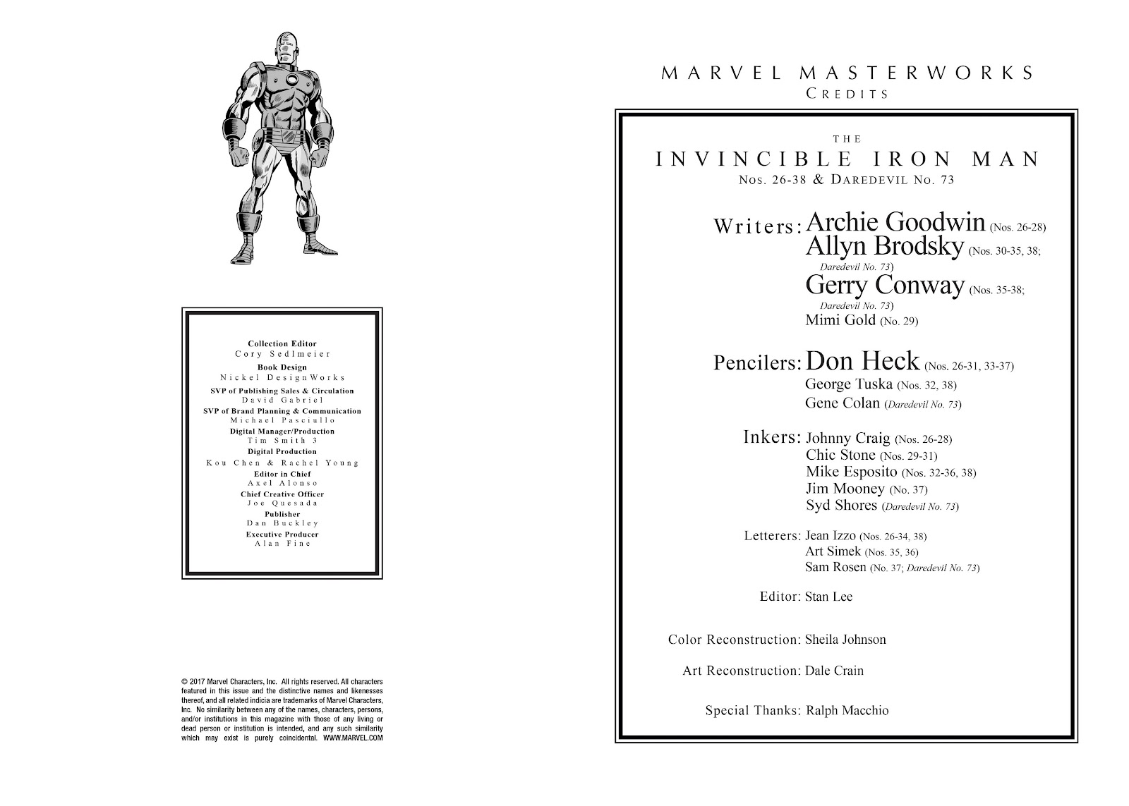 Marvel Masterworks: The Invincible Iron Man issue TPB 7 (Part 1) - Page 3