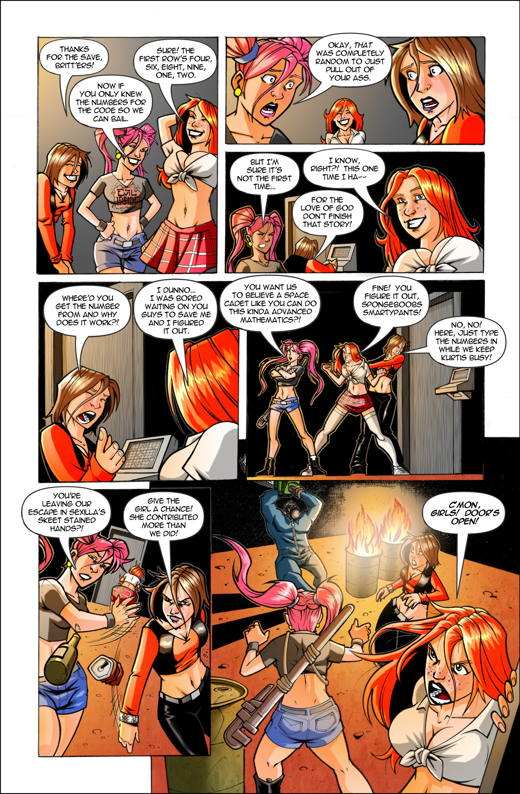 Read online Chaos Campus: Sorority Girls Vs. Zombies comic -  Issue #9 - 7