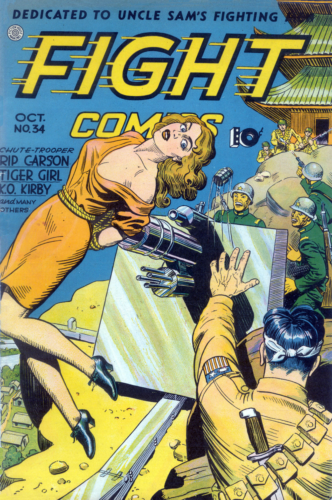 Read online Fight Comics comic -  Issue #34 - 1