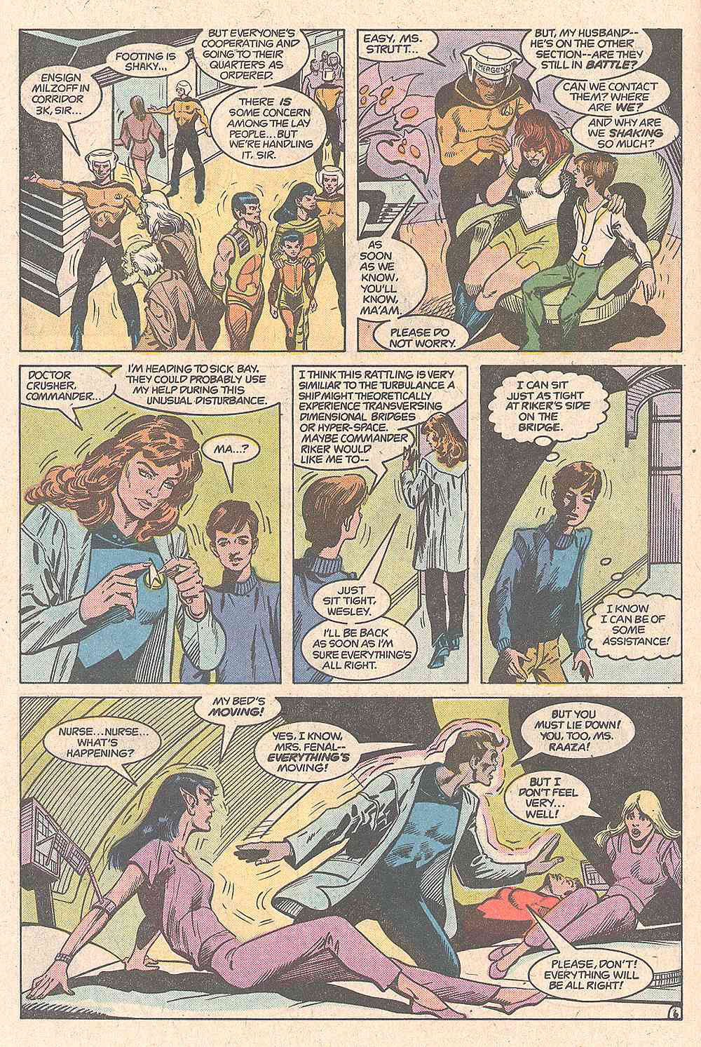Read online Star Trek: The Next Generation (1988) comic -  Issue #4 - 7