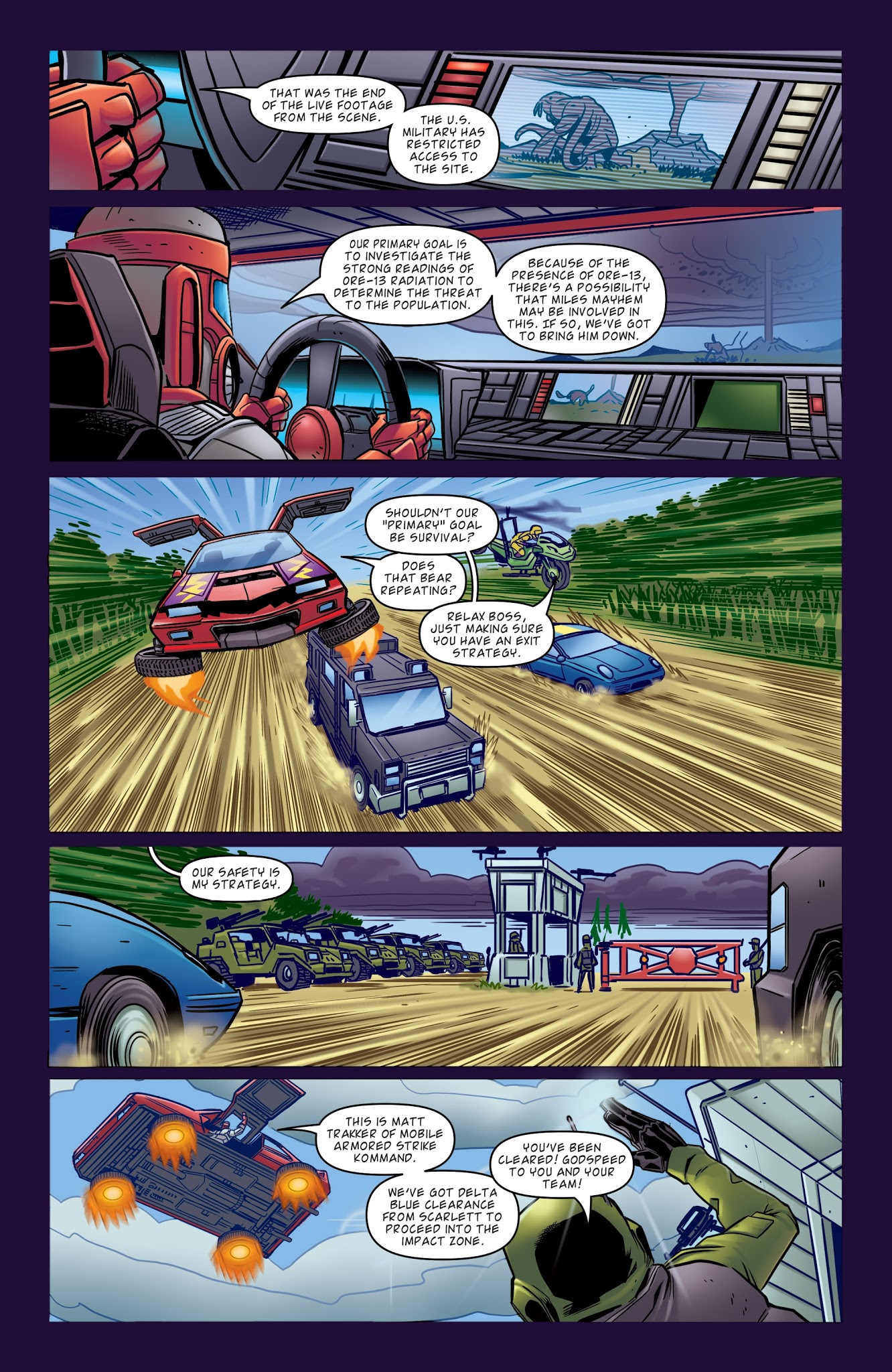 Read online M.A.S.K.: Mobile Armored Strike Kommand comic -  Issue #8 - 7
