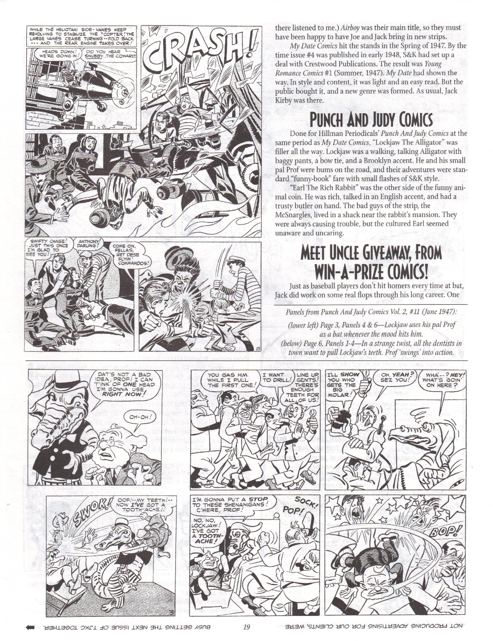 Read online The Jack Kirby Collector comic -  Issue #10 - 19