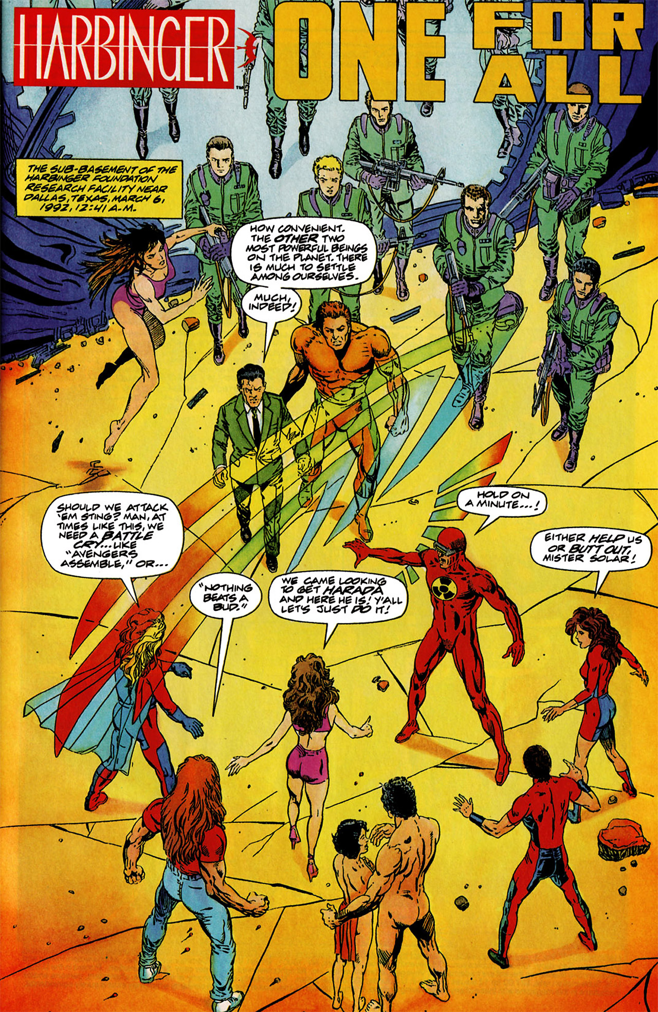 Read online Harbinger (1992) comic -  Issue #6 - 2