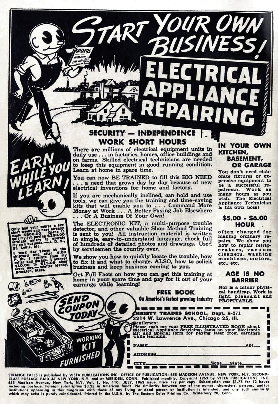 Read online Strange Tales (1951) comic -  Issue #110 - 2
