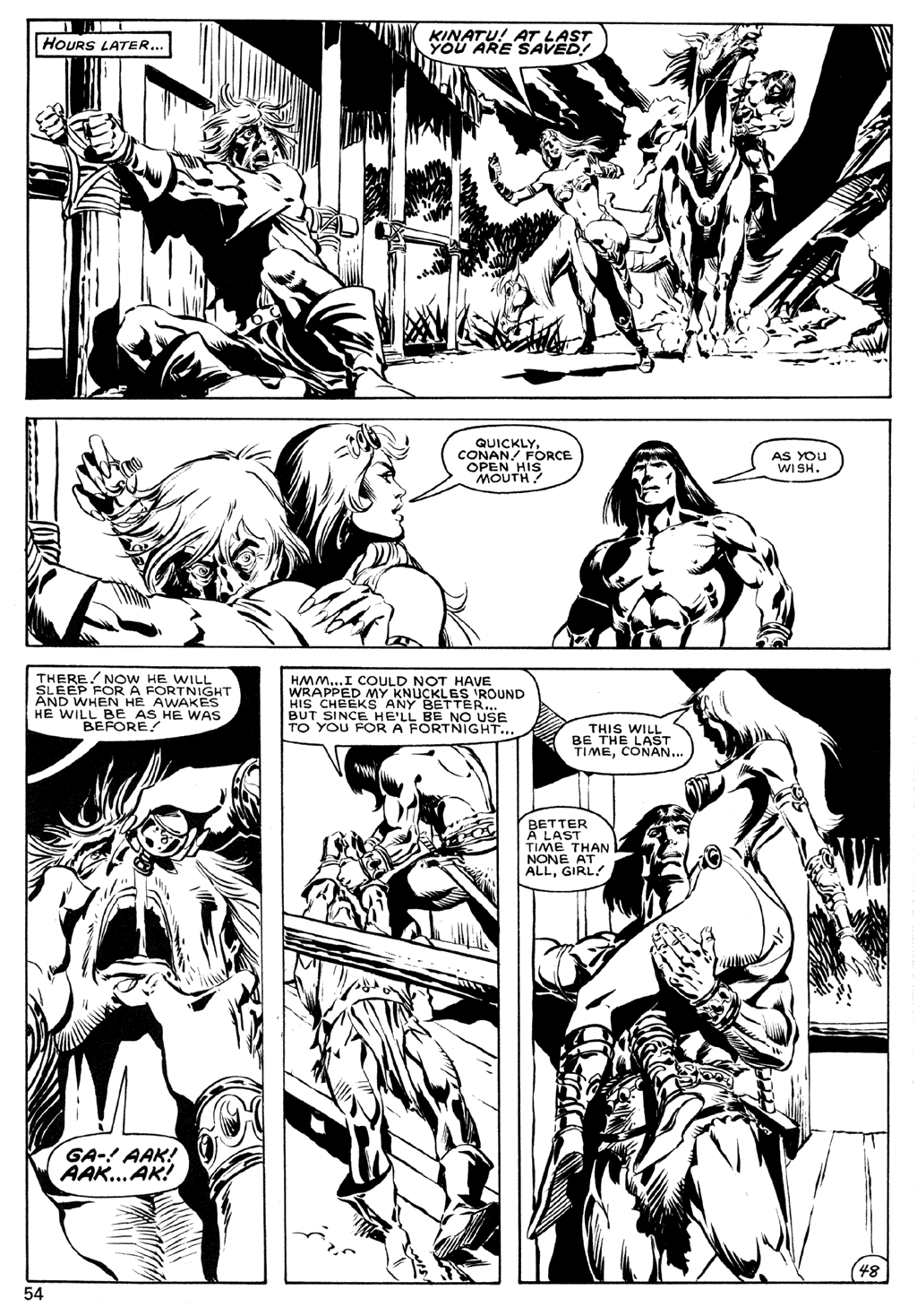 Read online The Savage Sword Of Conan comic -  Issue #120 - 55