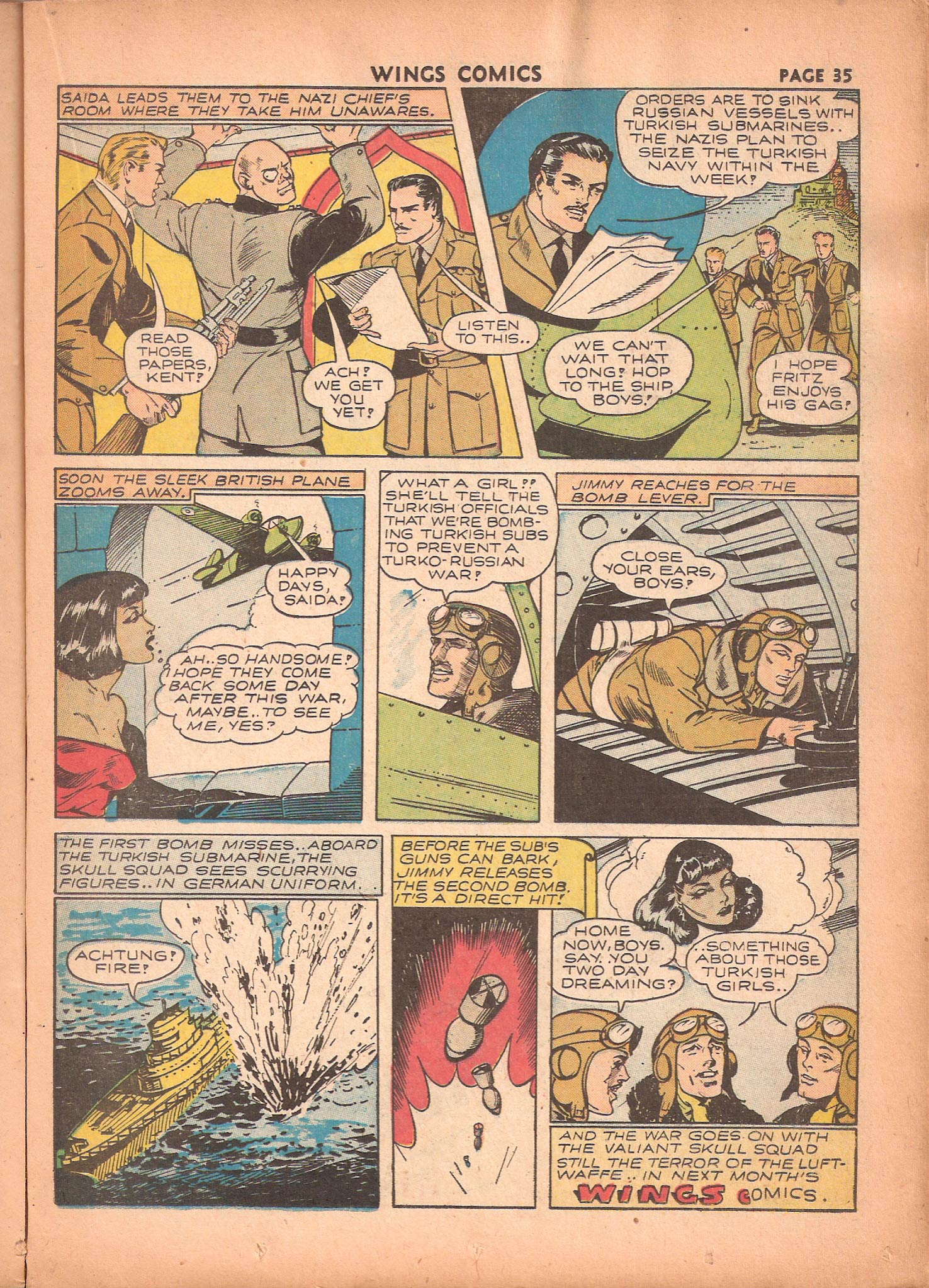 Read online Wings Comics comic -  Issue #17 - 37