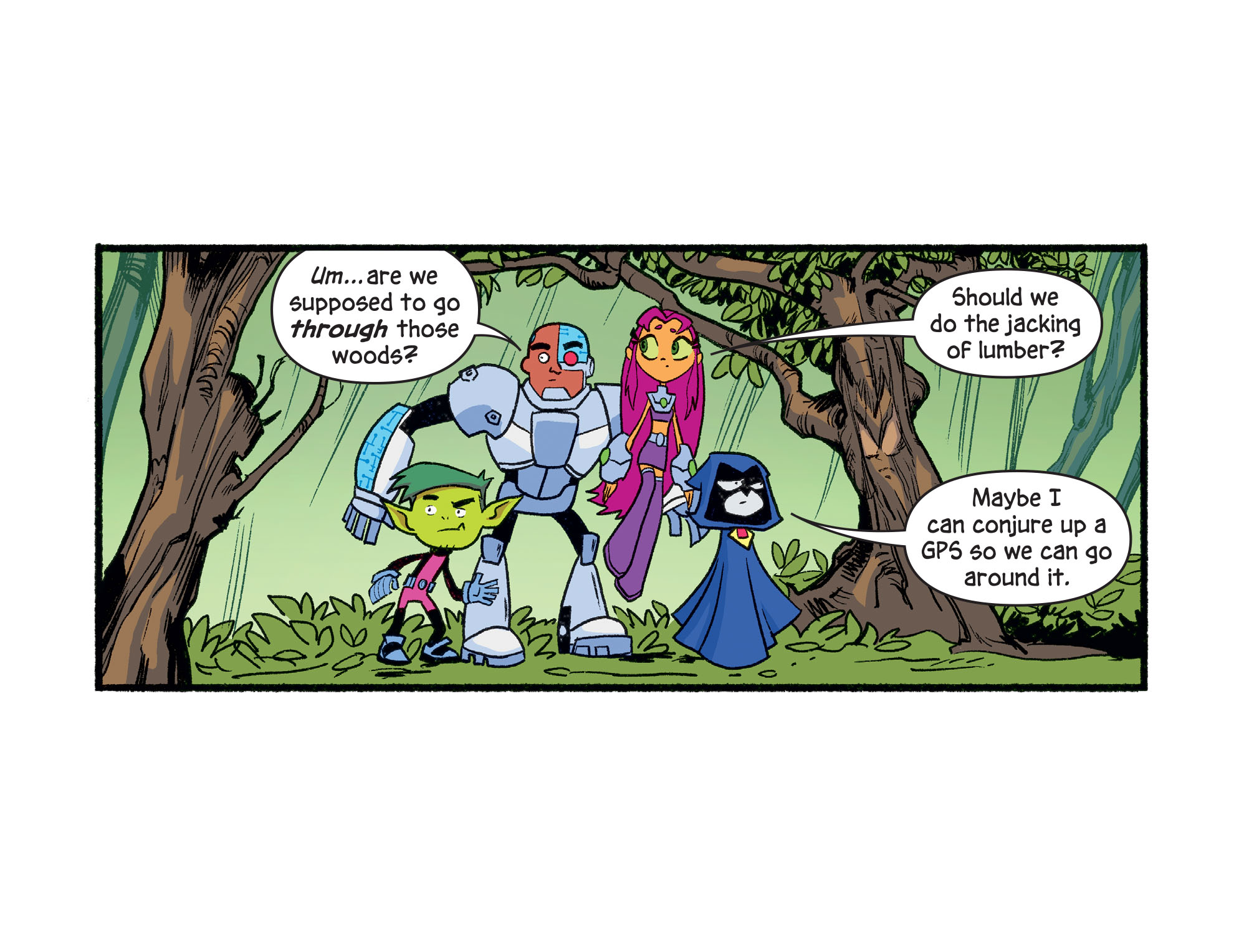 Read online Teen Titans Go! Roll With It! comic -  Issue #1 - 24