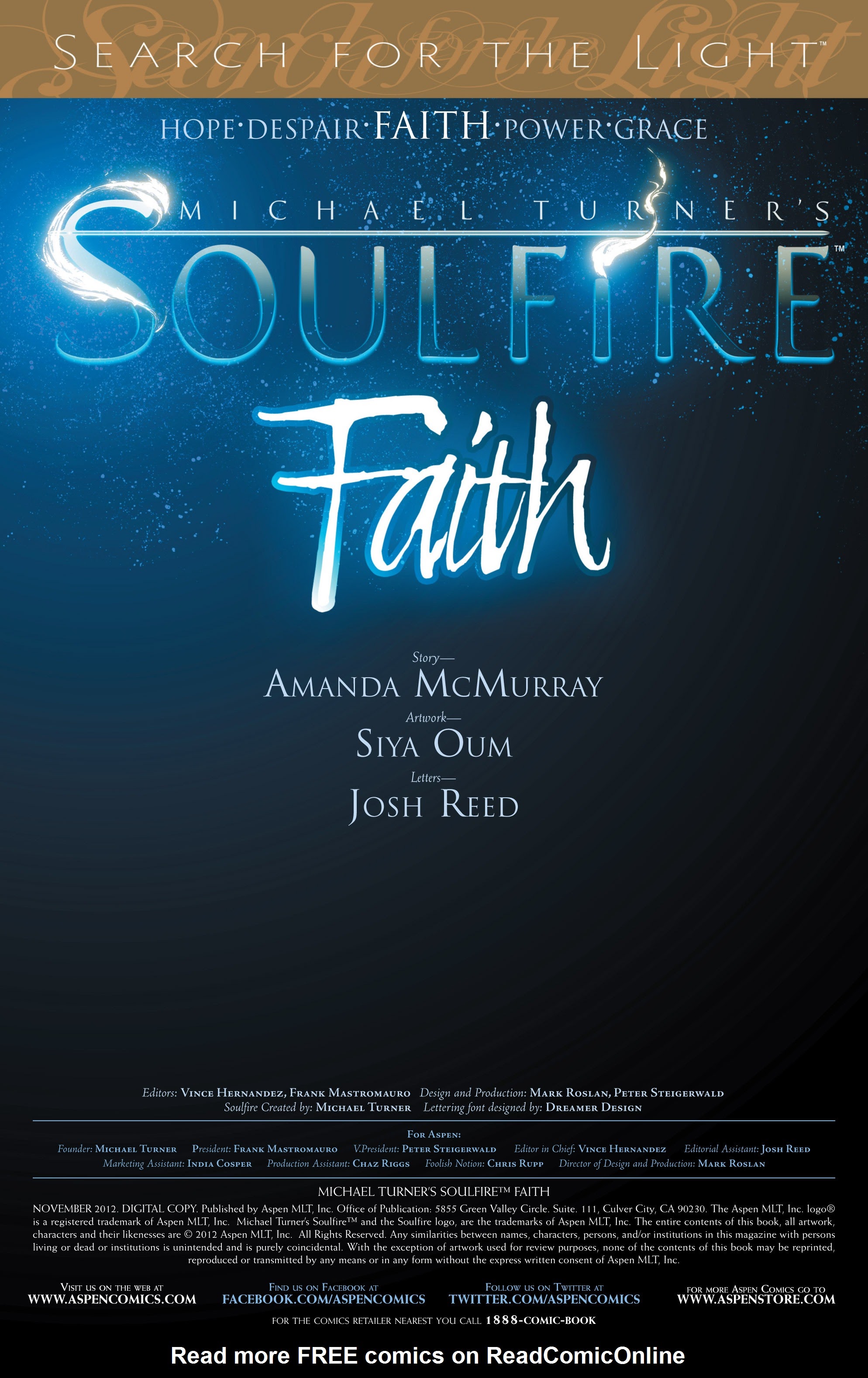 Read online Soulfire: Search For the Light comic -  Issue # TPB - 51