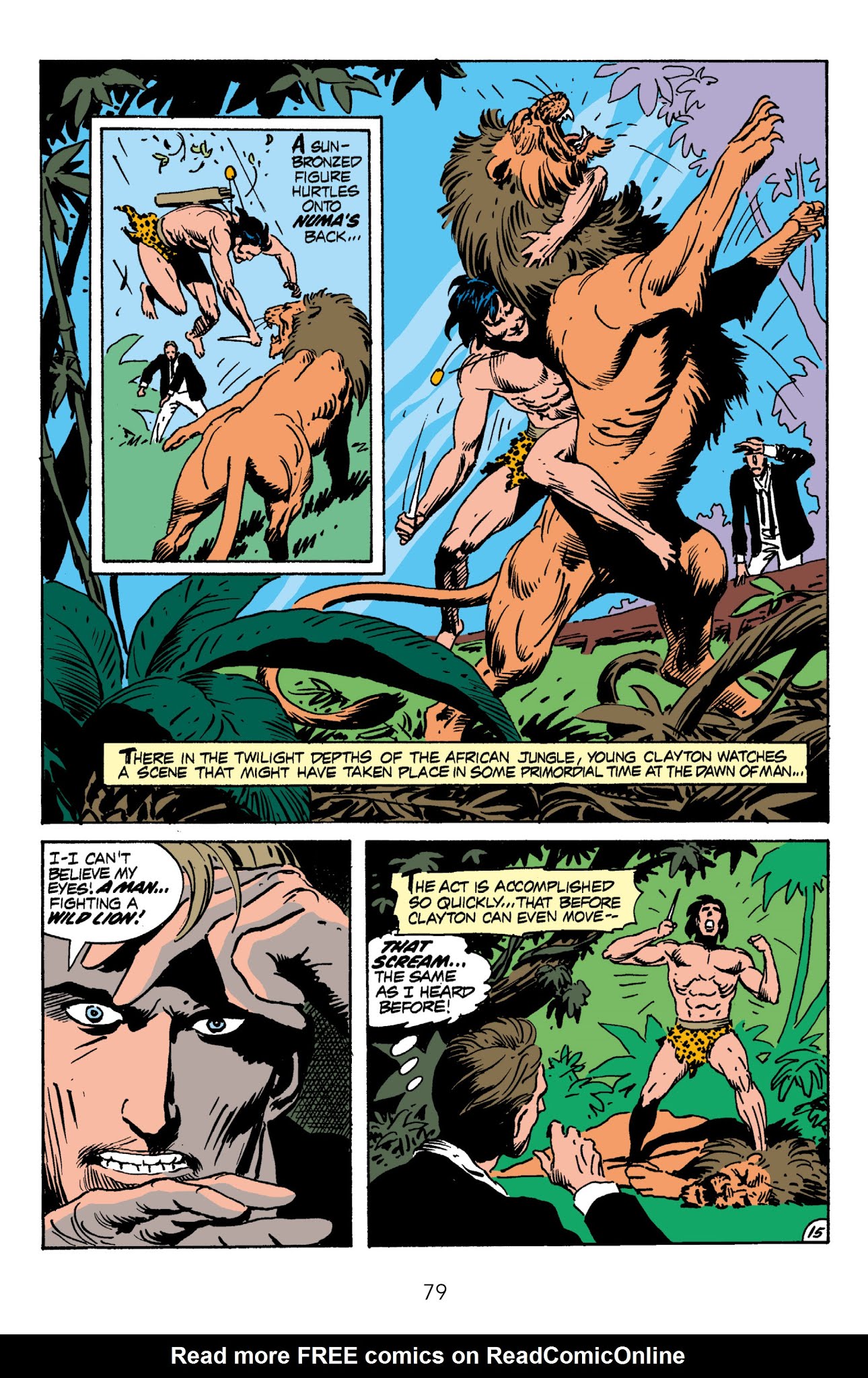 Read online Edgar Rice Burroughs' Tarzan The Joe Kubert Years comic -  Issue # TPB 1 (Part 1) - 79