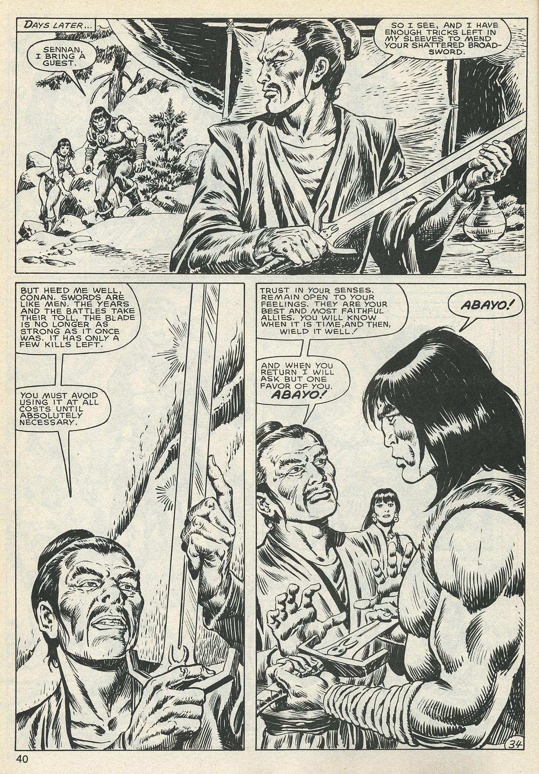 Read online The Savage Sword Of Conan comic -  Issue #132 - 40