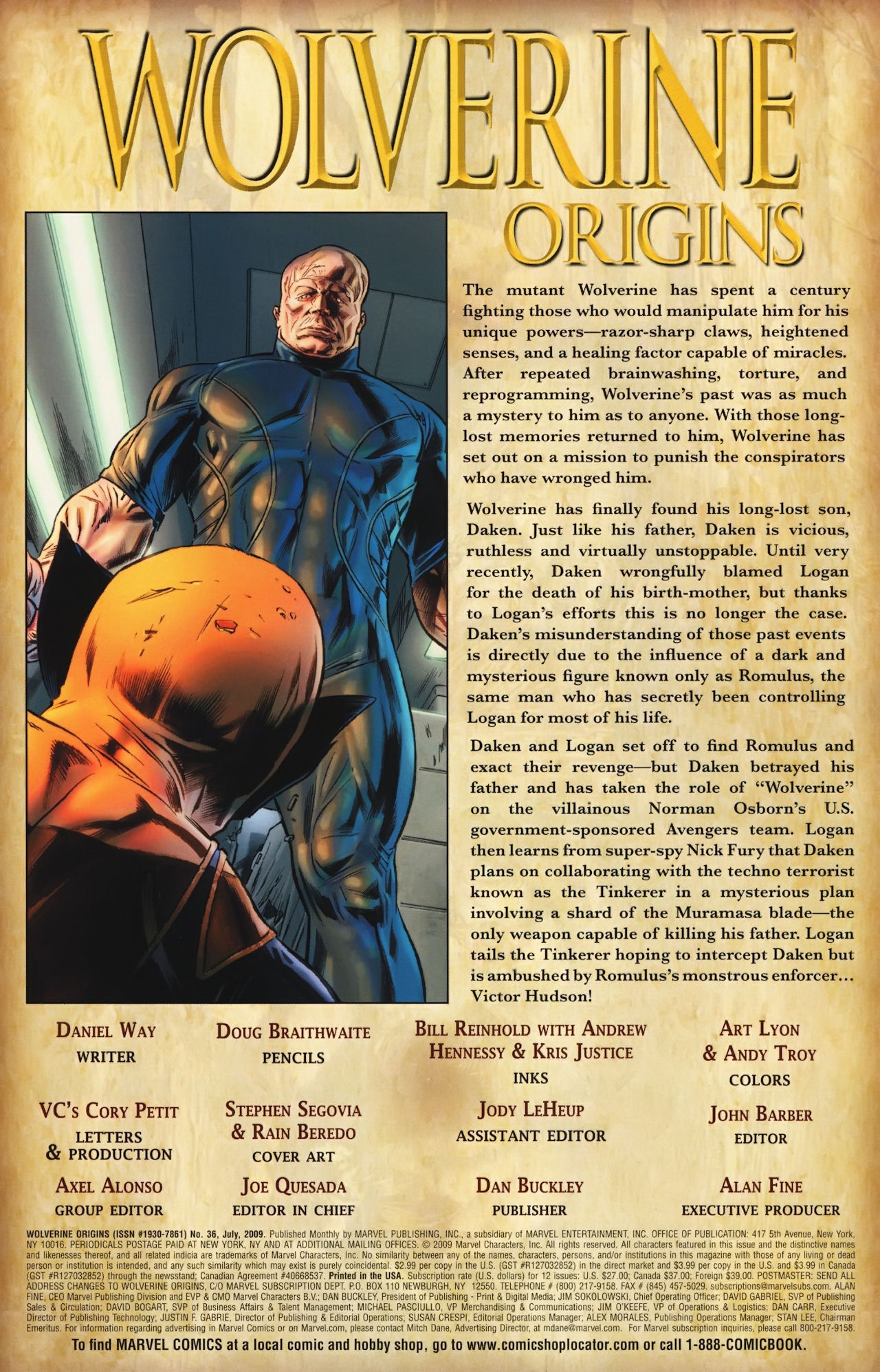 Read online Wolverine: Origins comic -  Issue #36 - 2