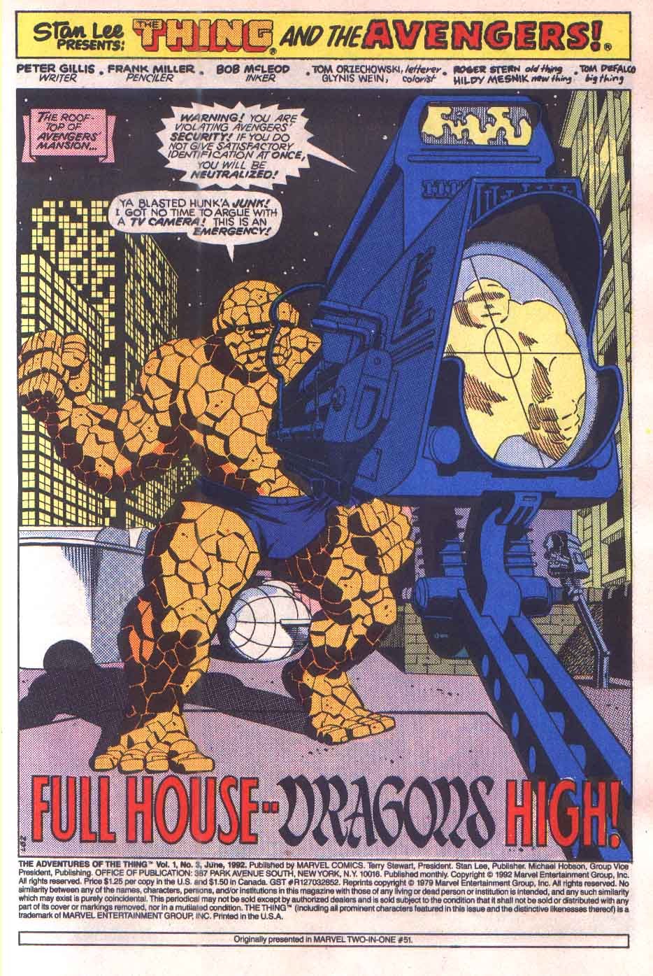 Read online The Adventures of the Thing comic -  Issue #3 - 2