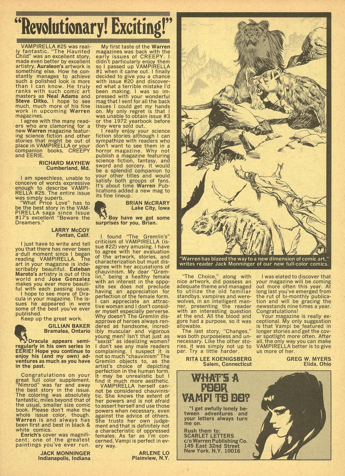 Read online Vampirella (1969) comic -  Issue #28 - 5