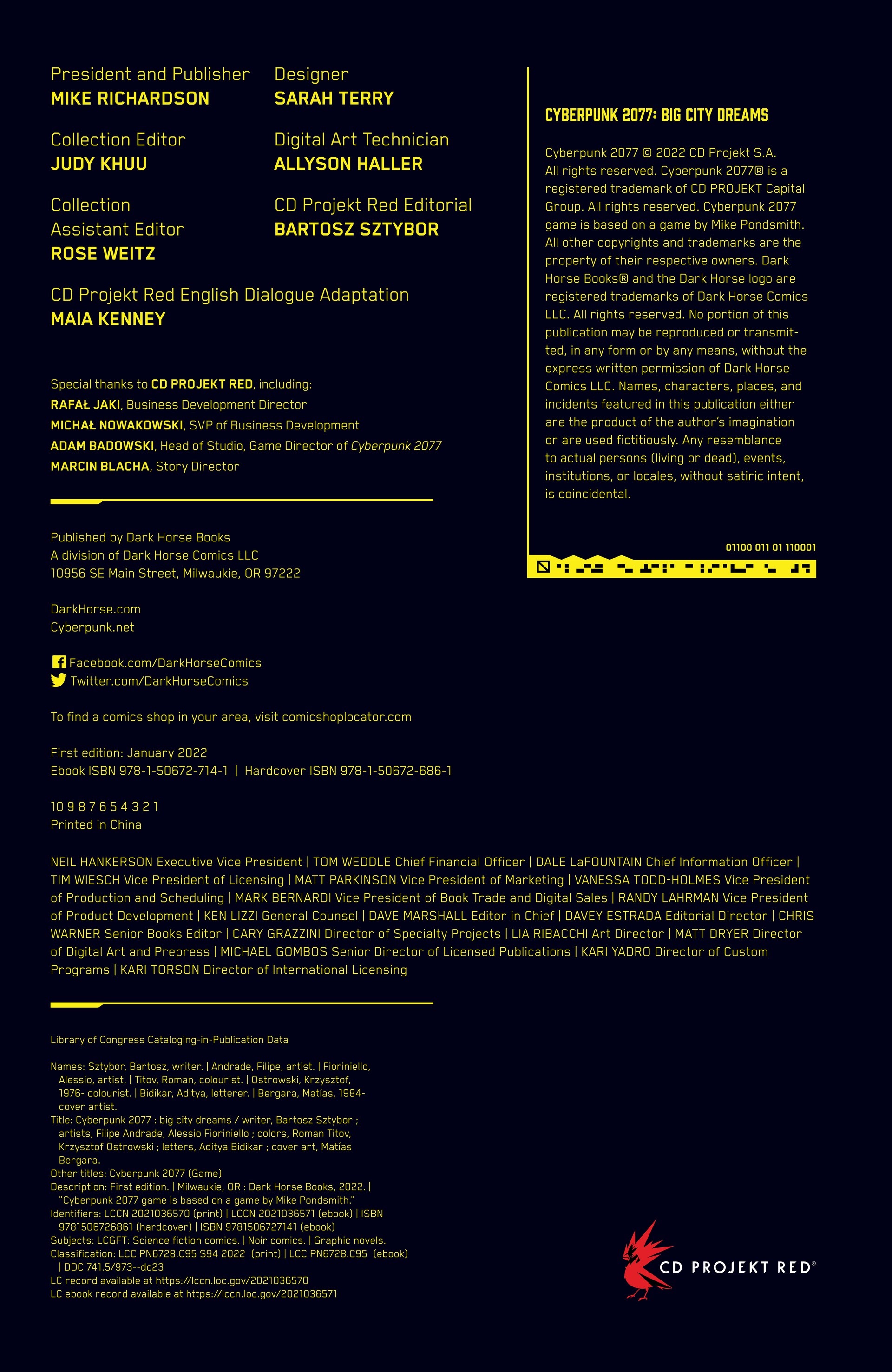 Read online Cyberpunk 2077: Big City Dreams (2022) comic -  Issue # Full - 6