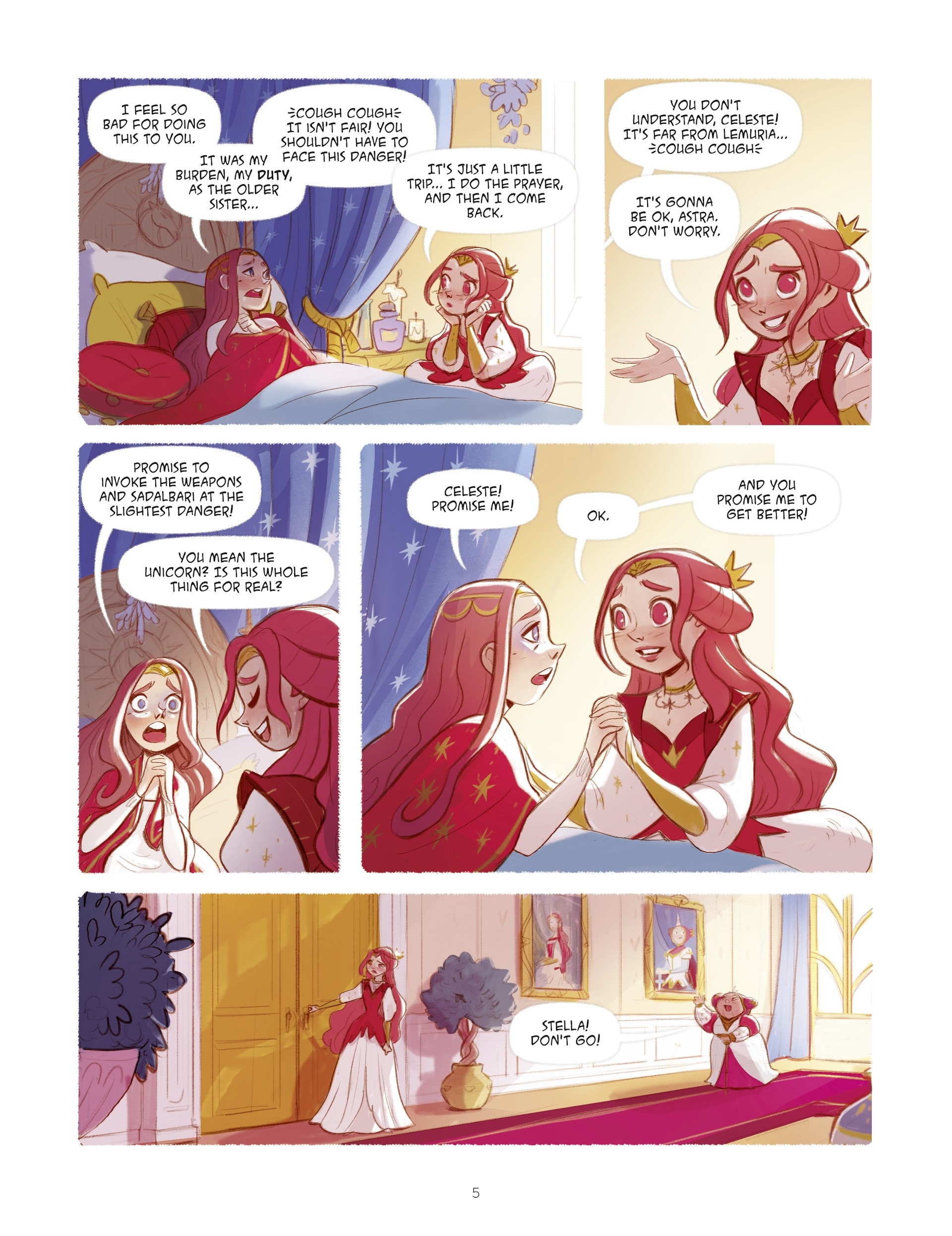 Read online The Unicorn Legacy: Call of the Goddess comic -  Issue # TPB - 5