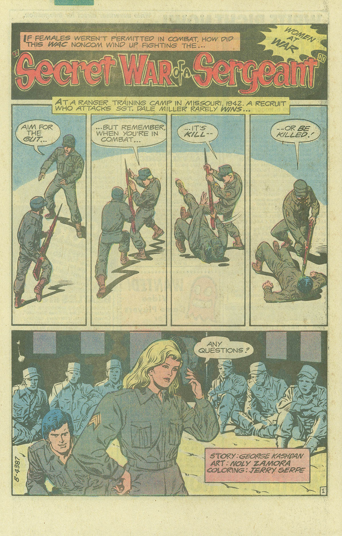 Read online G.I. Combat (1952) comic -  Issue #252 - 32