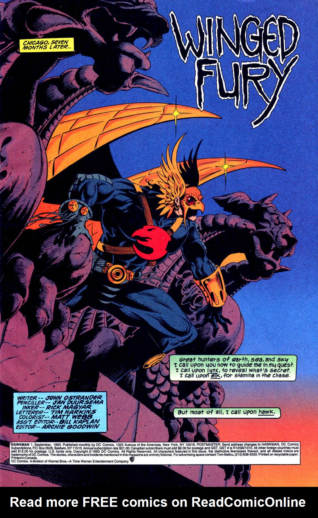 Hawkman (1993) Issue #1 #4 - English 2