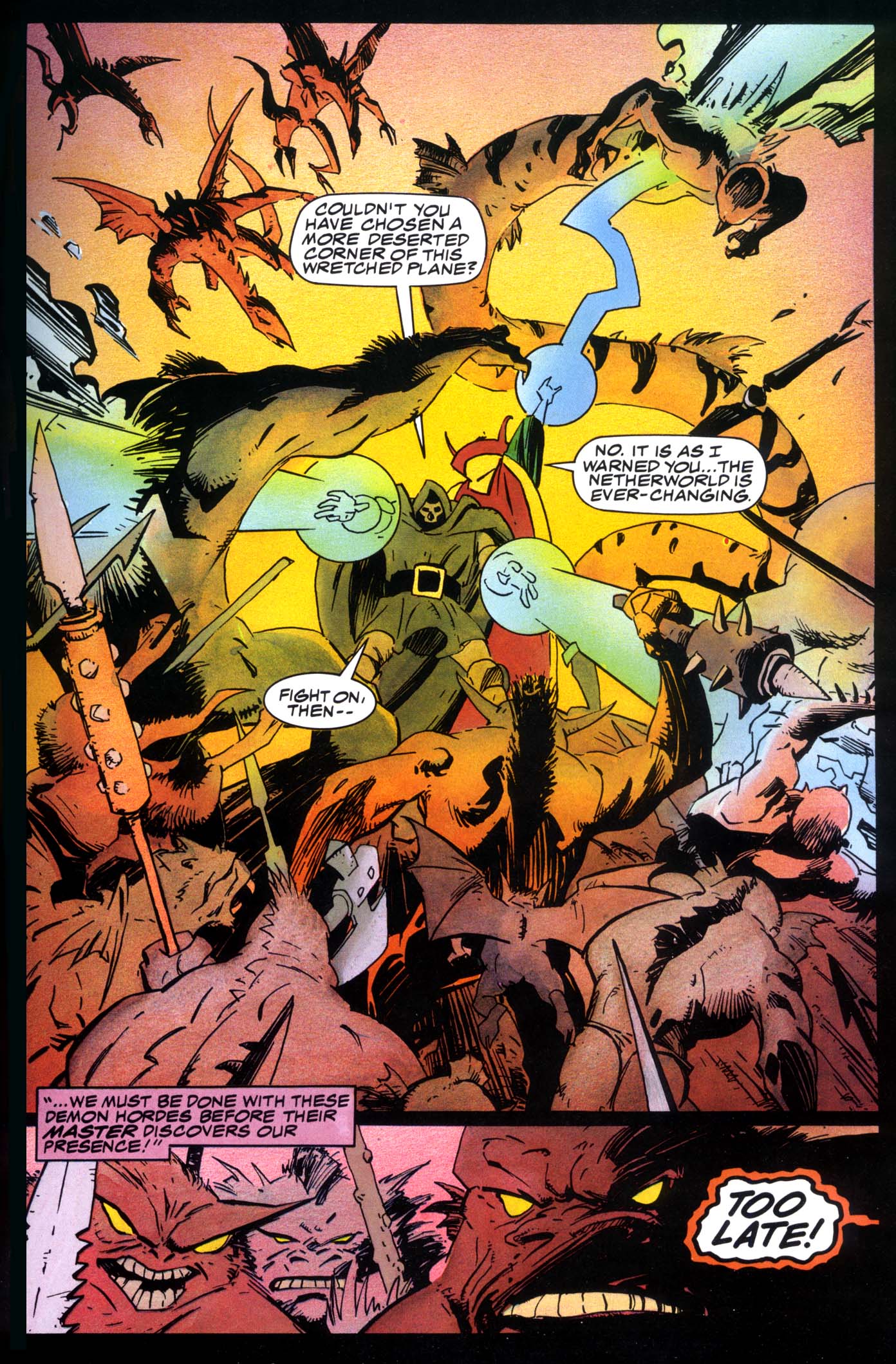 Read online Marvel Graphic Novel comic -  Issue #49 - Doctor Strange & Doctor Doom - Triumph & Torment - 46