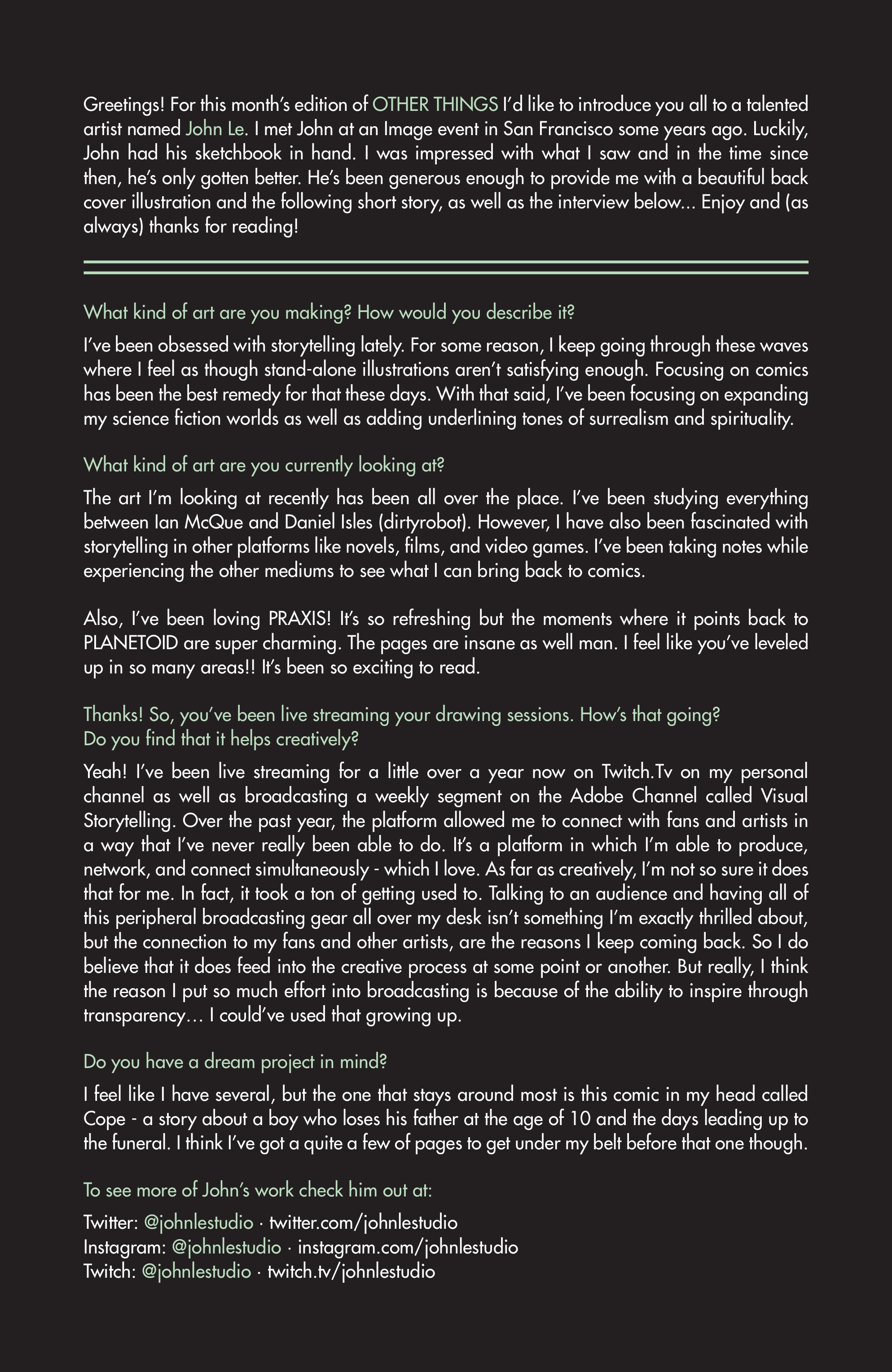 Read online Planetoid Praxis comic -  Issue #5 - 29