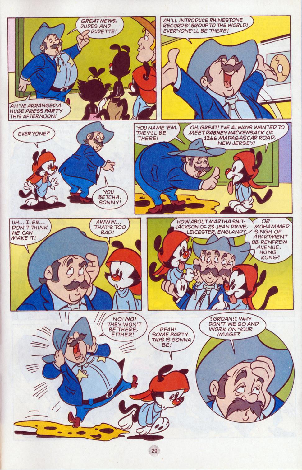 Read online Animaniacs comic -  Issue #3 - 31