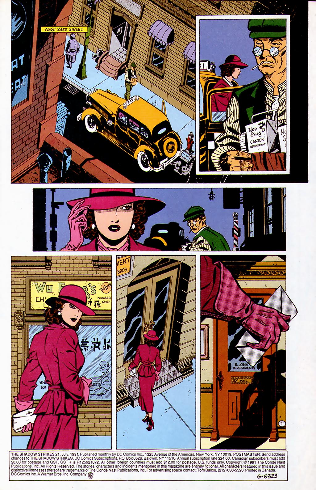 Read online The Shadow Strikes! comic -  Issue #21 - 2
