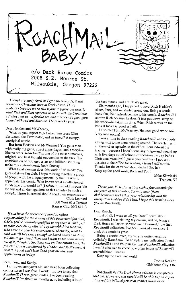 Read online Roachmill comic -  Issue #9 - 30