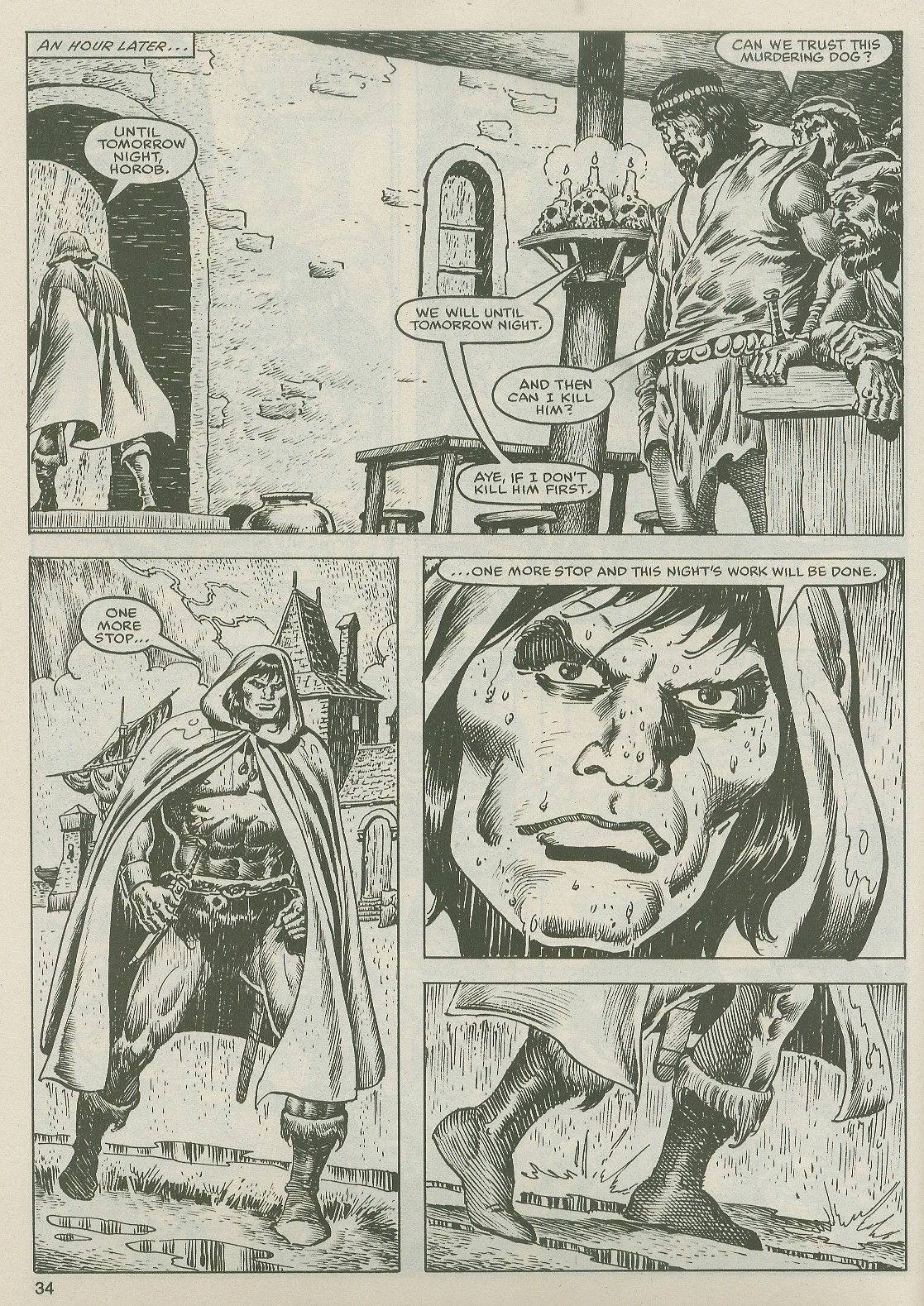 Read online The Savage Sword Of Conan comic -  Issue #122 - 34