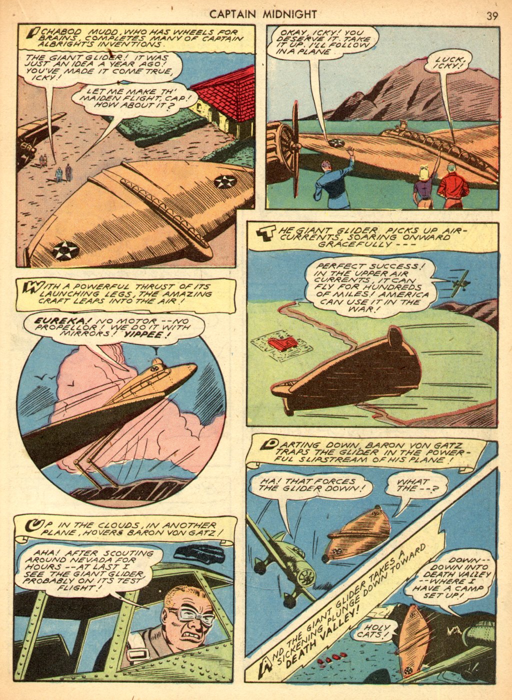 Read online Captain Midnight (1942) comic -  Issue #3 - 39