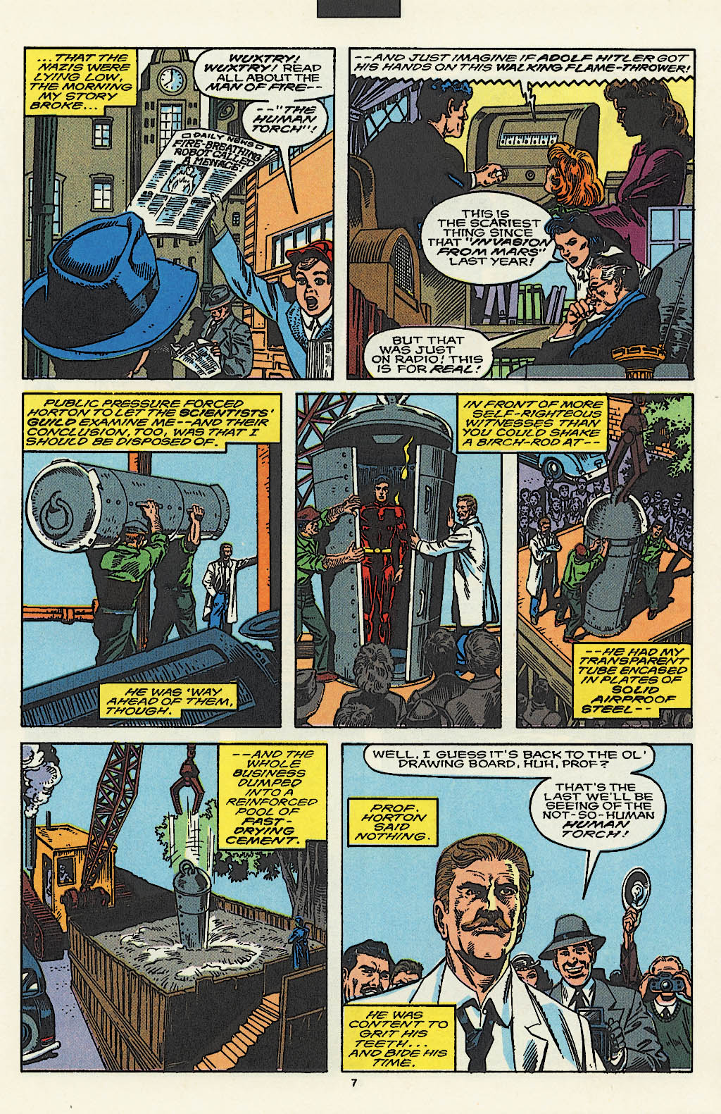 Read online The Saga of the Original Human Torch comic -  Issue #1 - 6