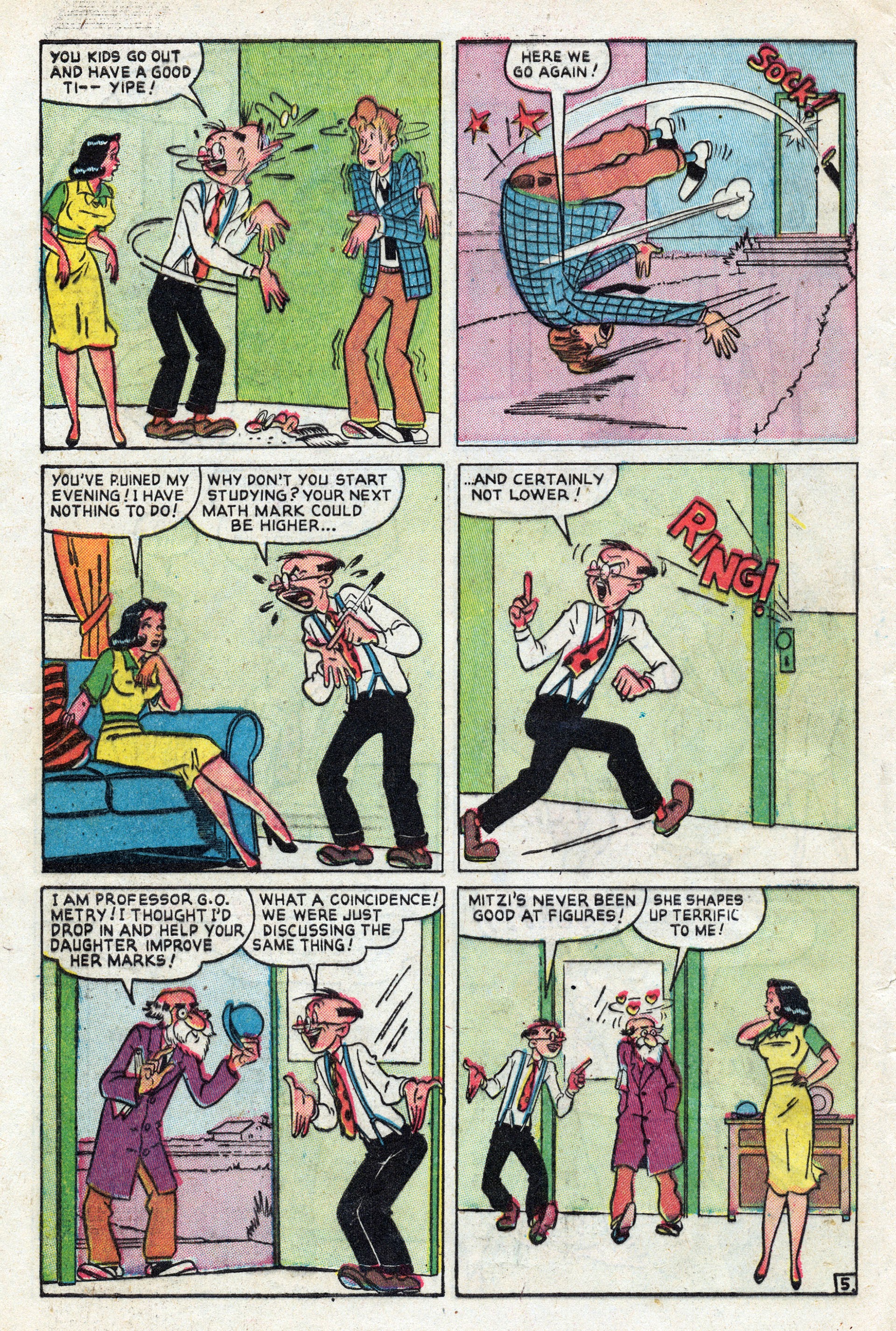 Read online Mitzi's Boy Friend comic -  Issue #7 - 28