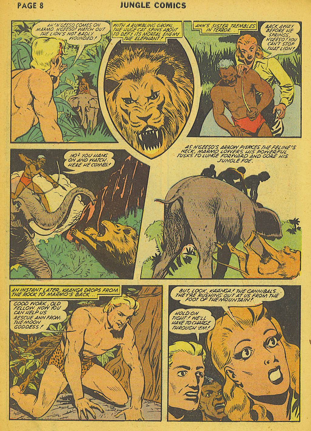 Read online Jungle Comics comic -  Issue #36 - 11