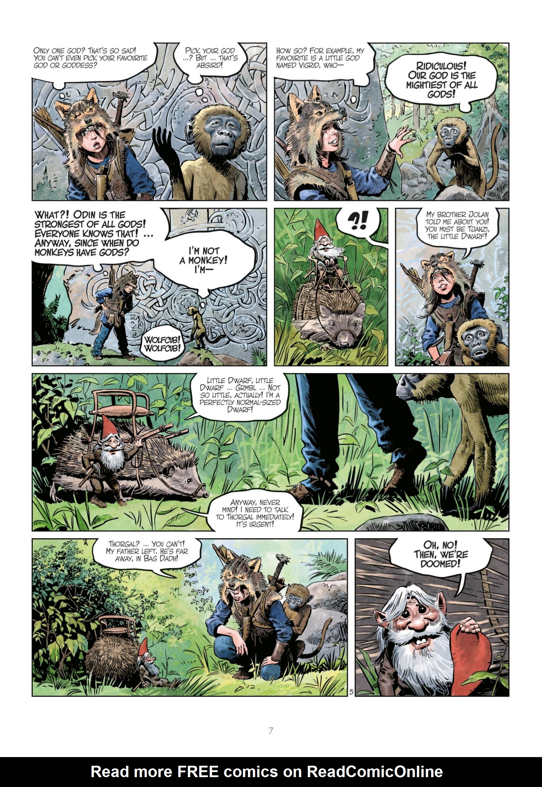 Read online The World of Thorgal: Wolfcub comic -  Issue #6 - 9