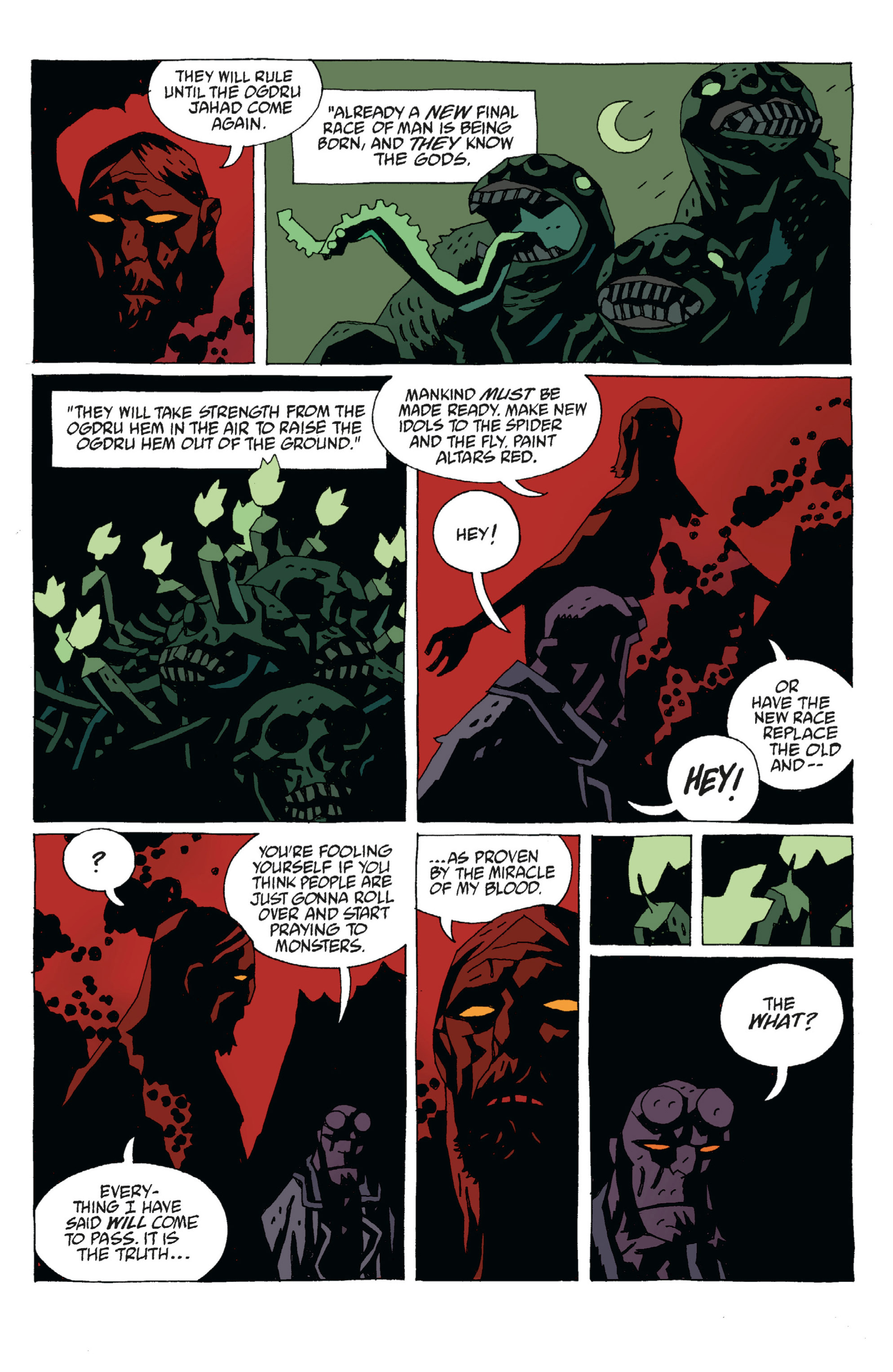 Read online Hellboy comic -  Issue #6 - 113