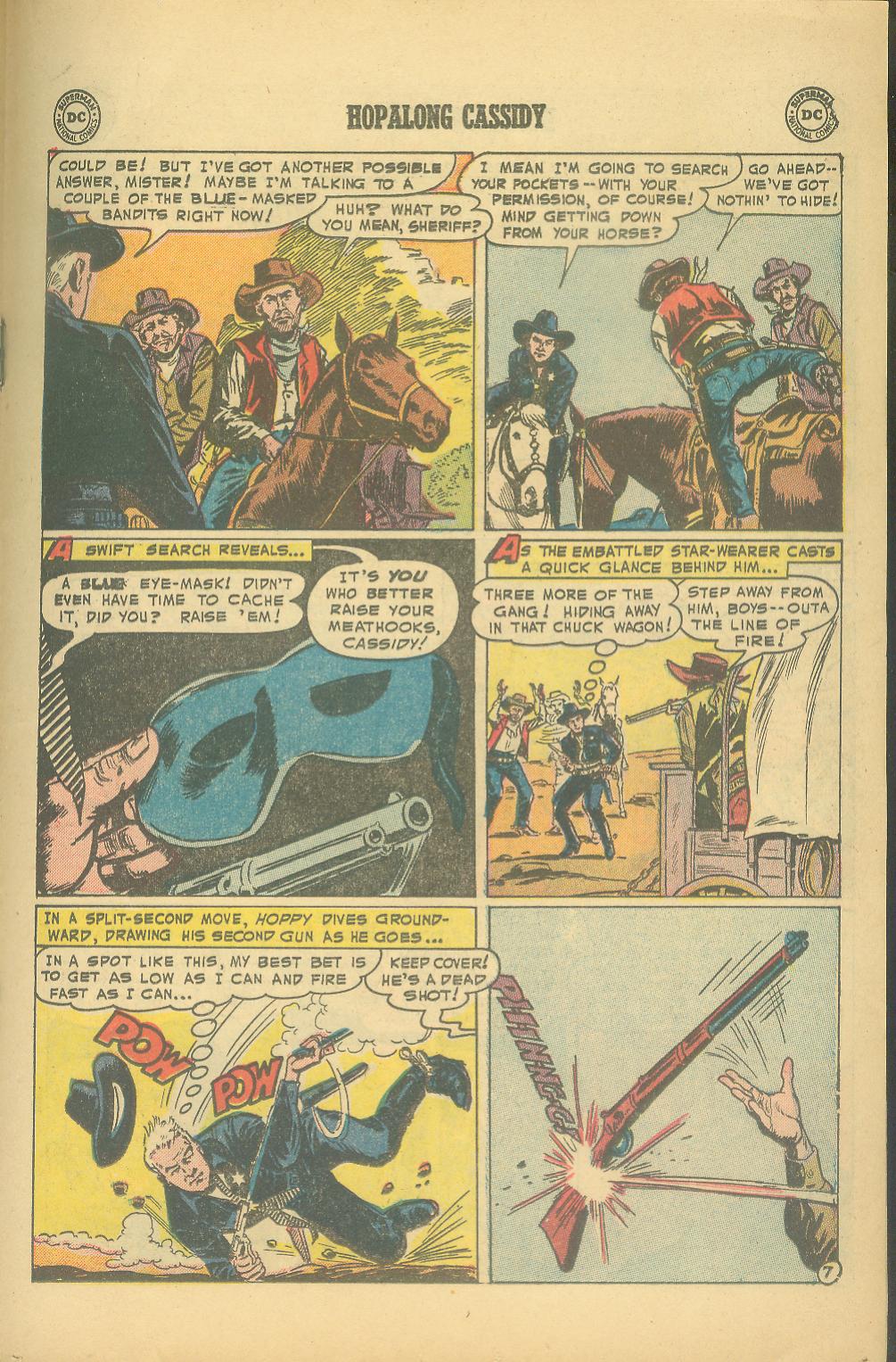 Read online Hopalong Cassidy comic -  Issue #95 - 19