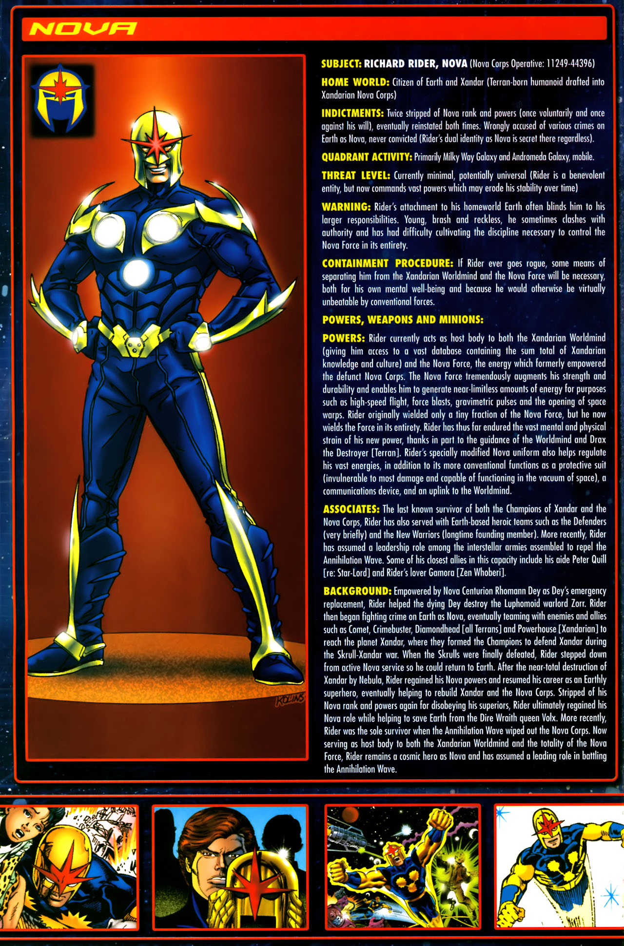 Read online Annihilation:  The  Nova Corps Files comic -  Issue #Annihilation:  The  Nova Corps Files Full - 24