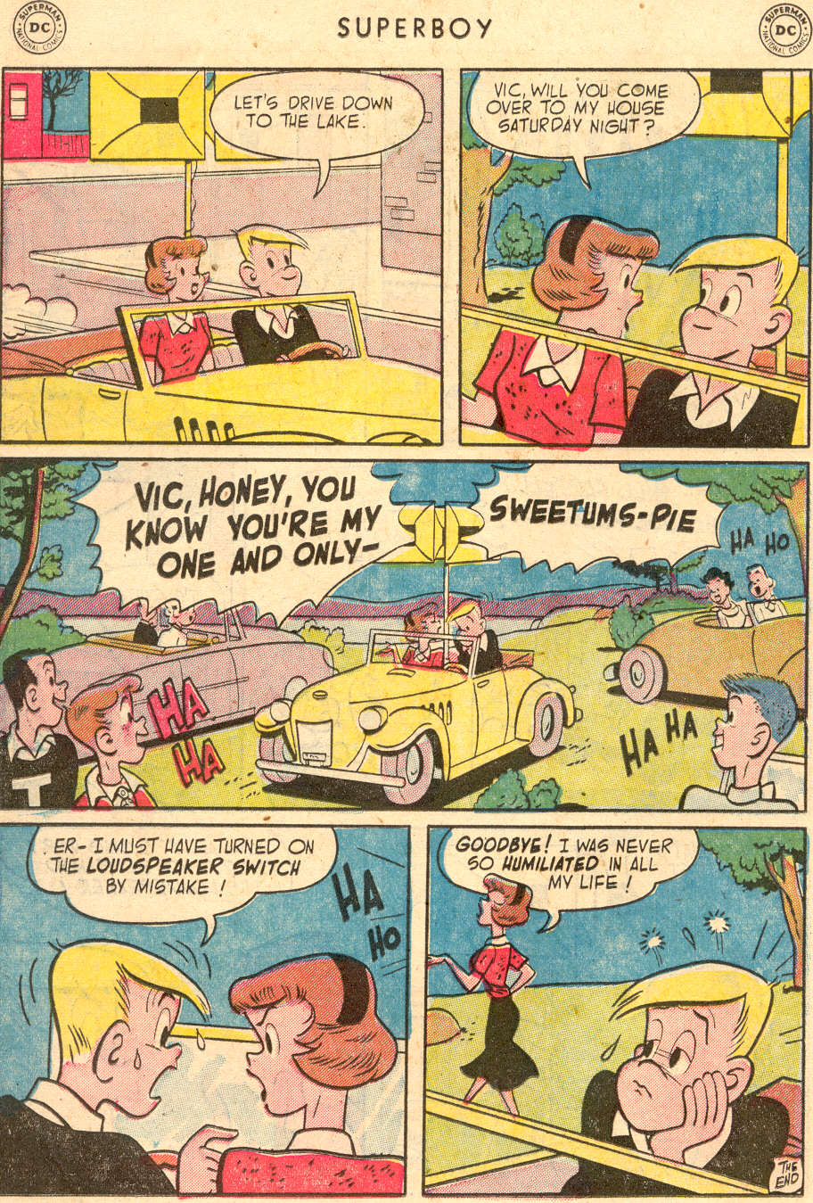 Read online Superboy (1949) comic -  Issue #23 - 27