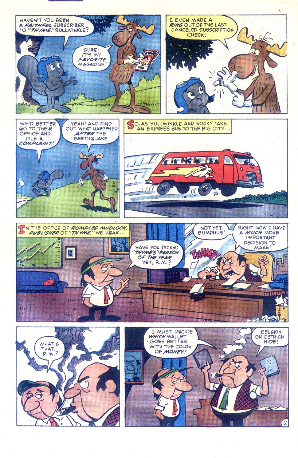 Read online Bullwinkle and Rocky comic -  Issue #3 - 4