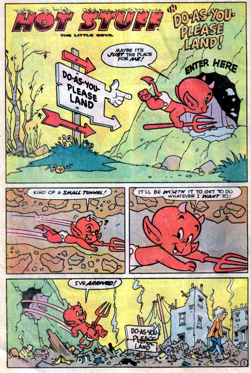 Read online Hot Stuff, the Little Devil comic -  Issue #159 - 12