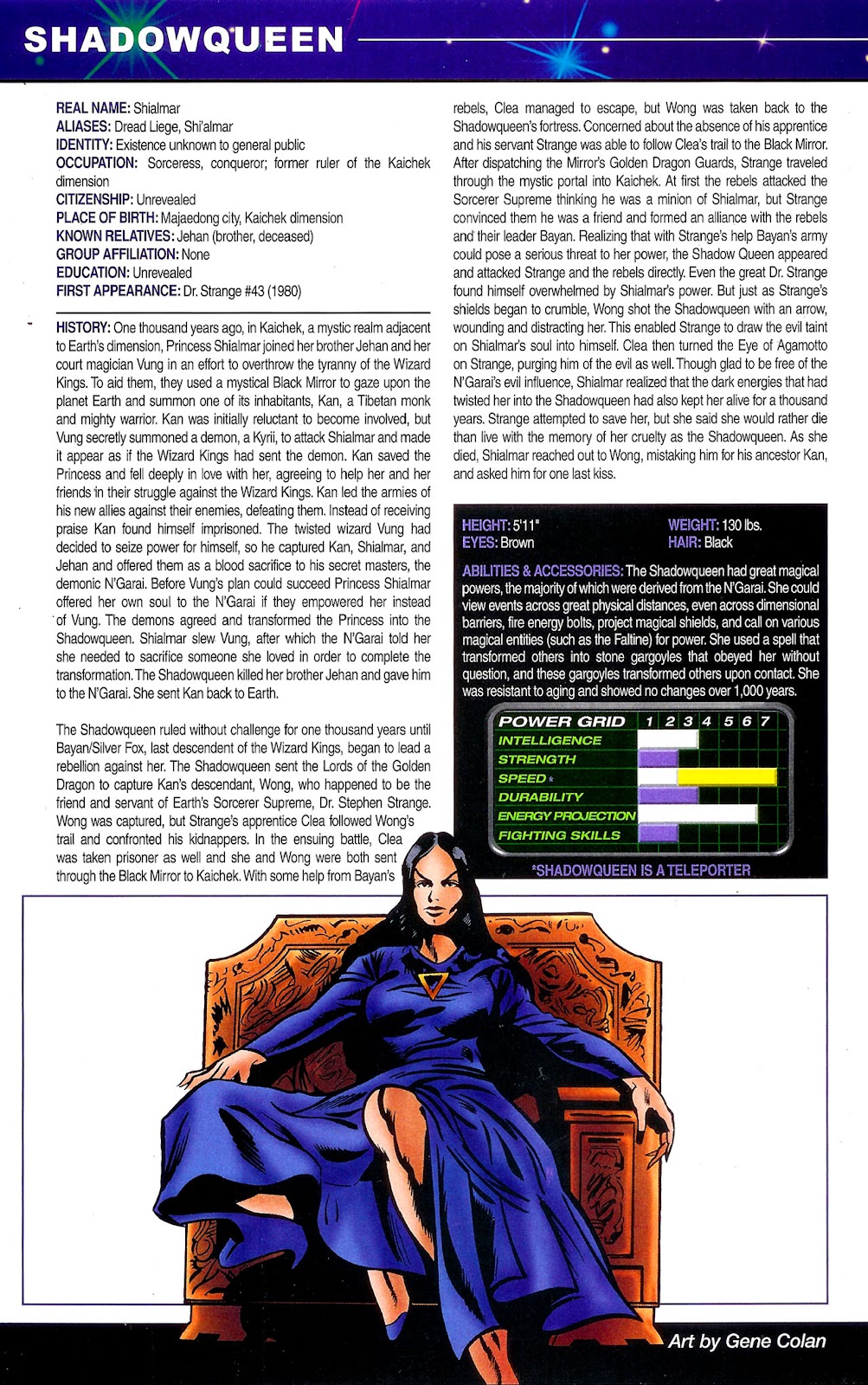 Official Handbook of the Marvel Universe: Mystic Arcana - The Book of Marvel Magic issue Full - Page 44