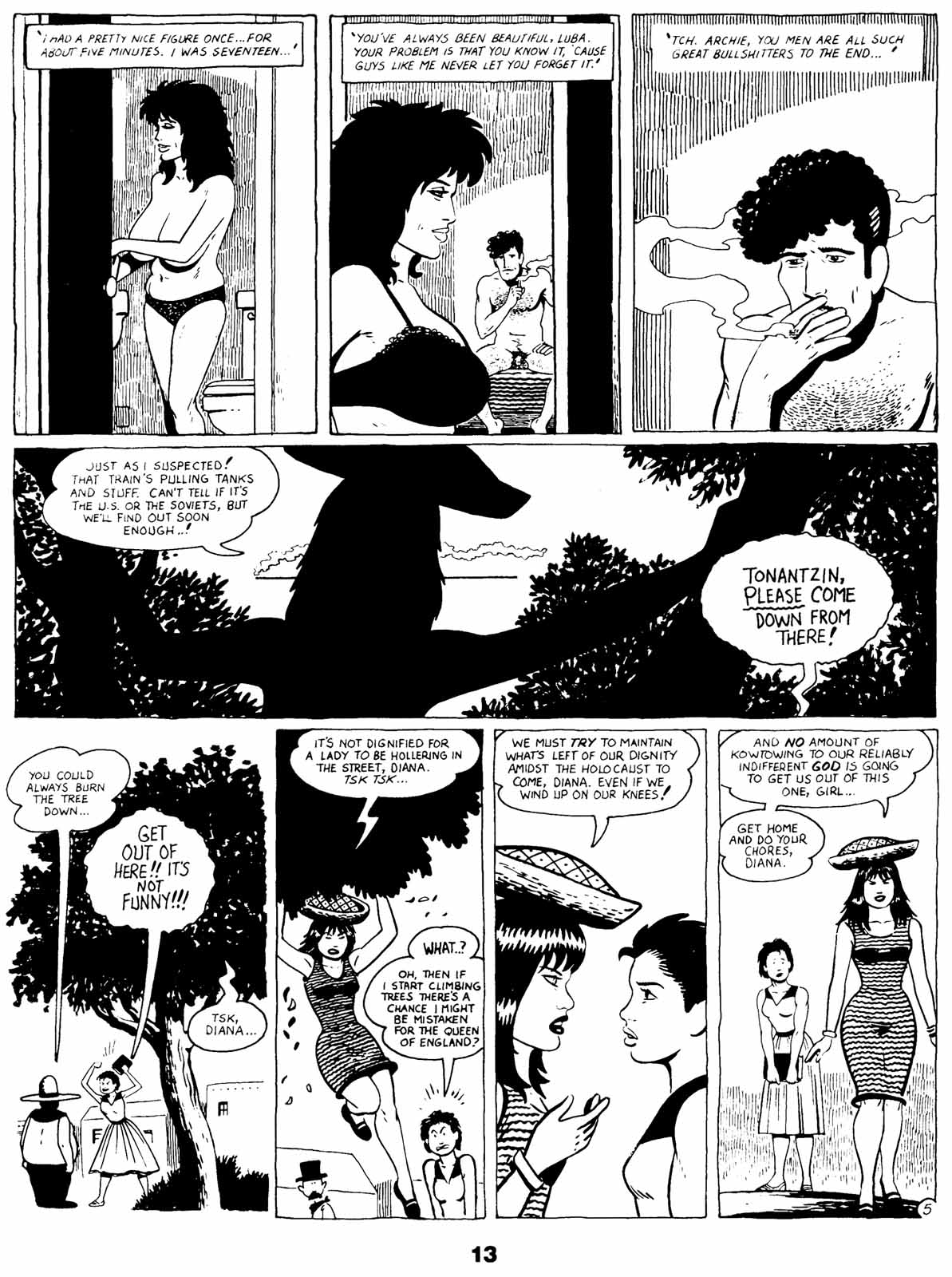 Read online Love and Rockets (1982) comic -  Issue #21 - 15
