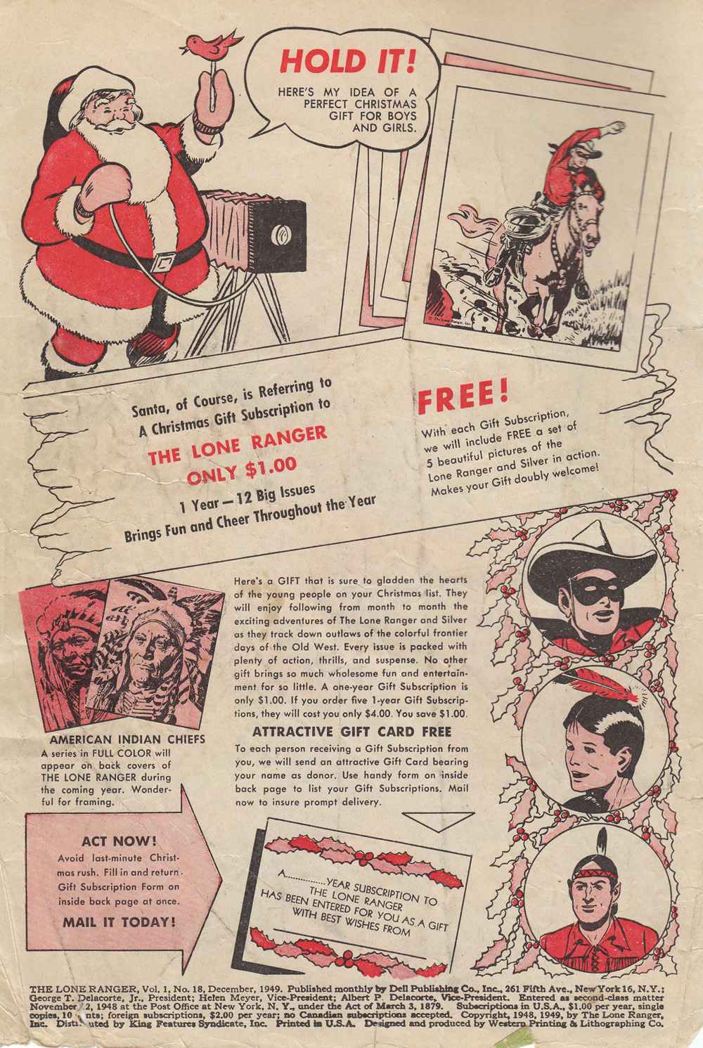 Read online The Lone Ranger (1948) comic -  Issue #18 - 2